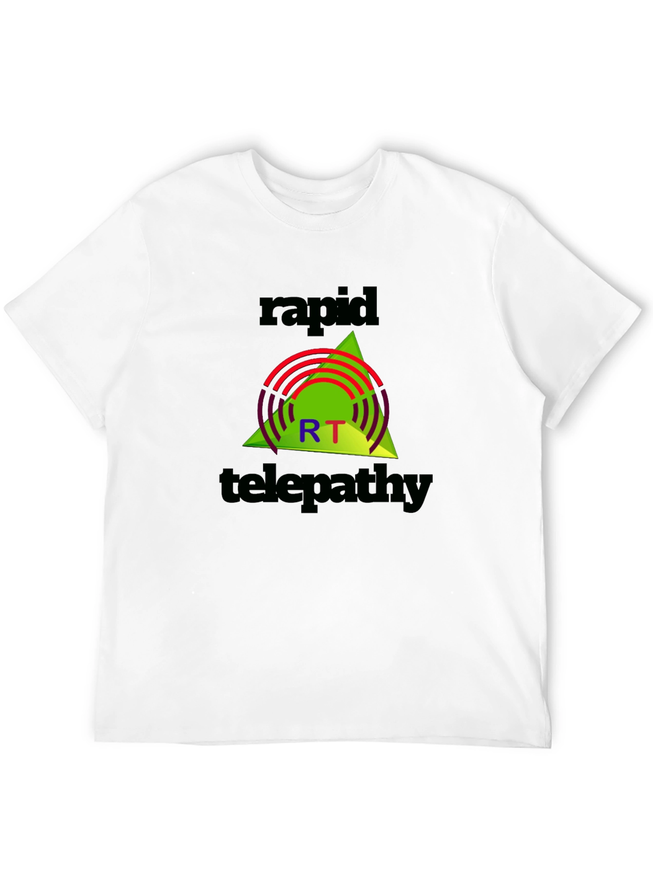 Rapid Telepathy Graphic Tee - Black Cotton Shirt