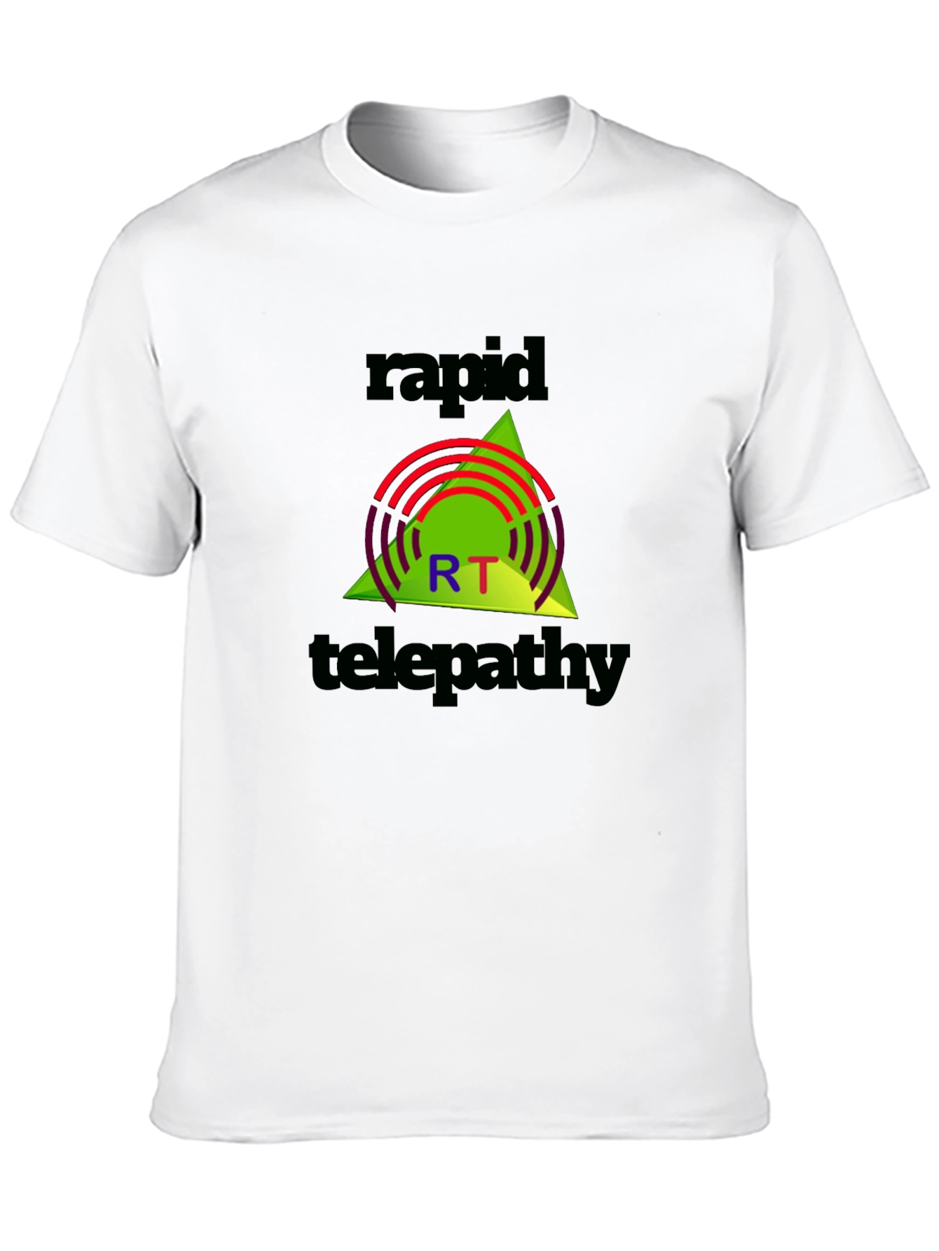 Rapid Telepathy Graphic Tee - Black Cotton Shirt