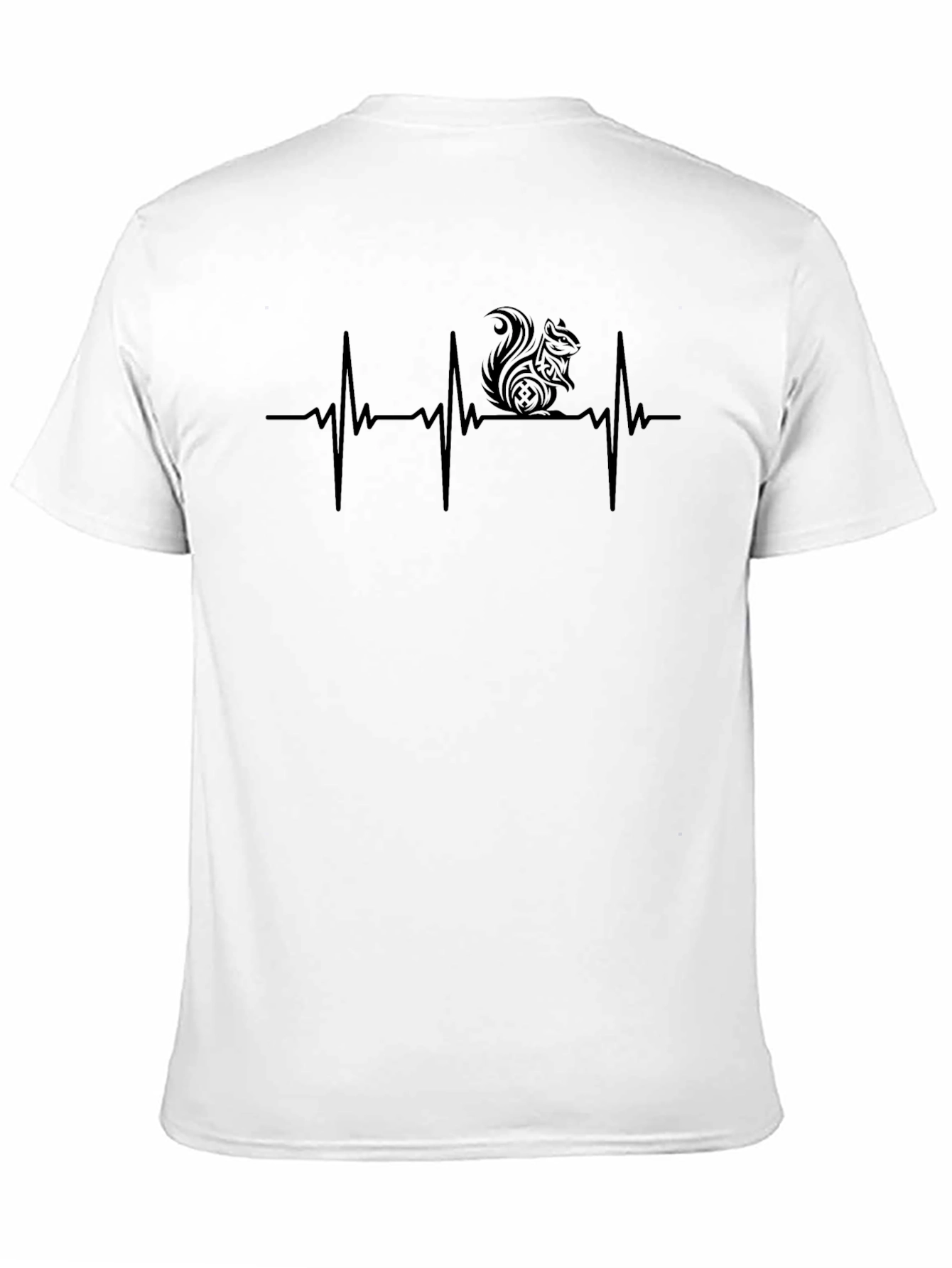 Squirrel Heartbeat T-Shirt - Unique Graphic Tee