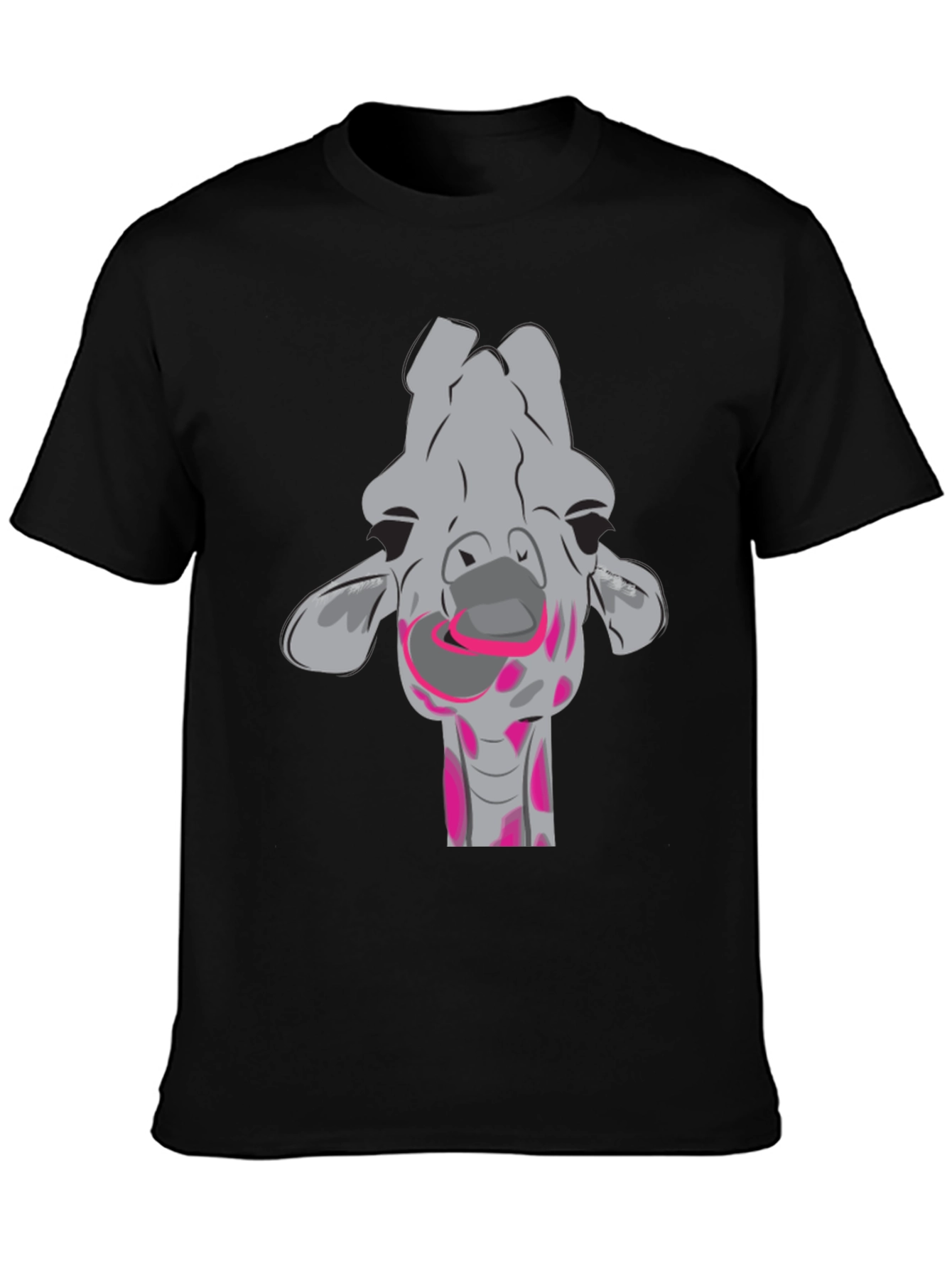 Fun Giraffe Graphic T-Shirt