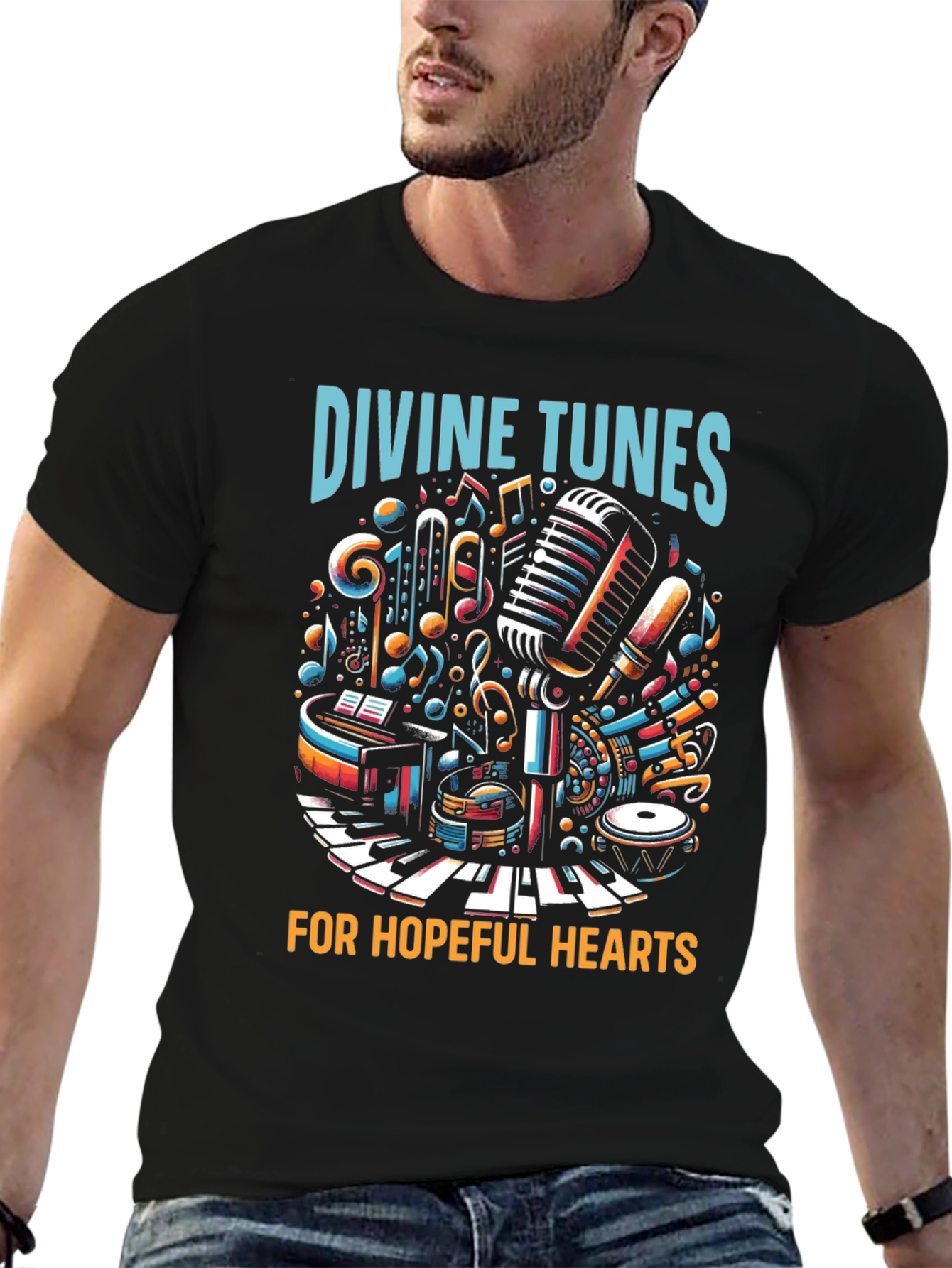 Divine Tunes Graphic T-Shirt