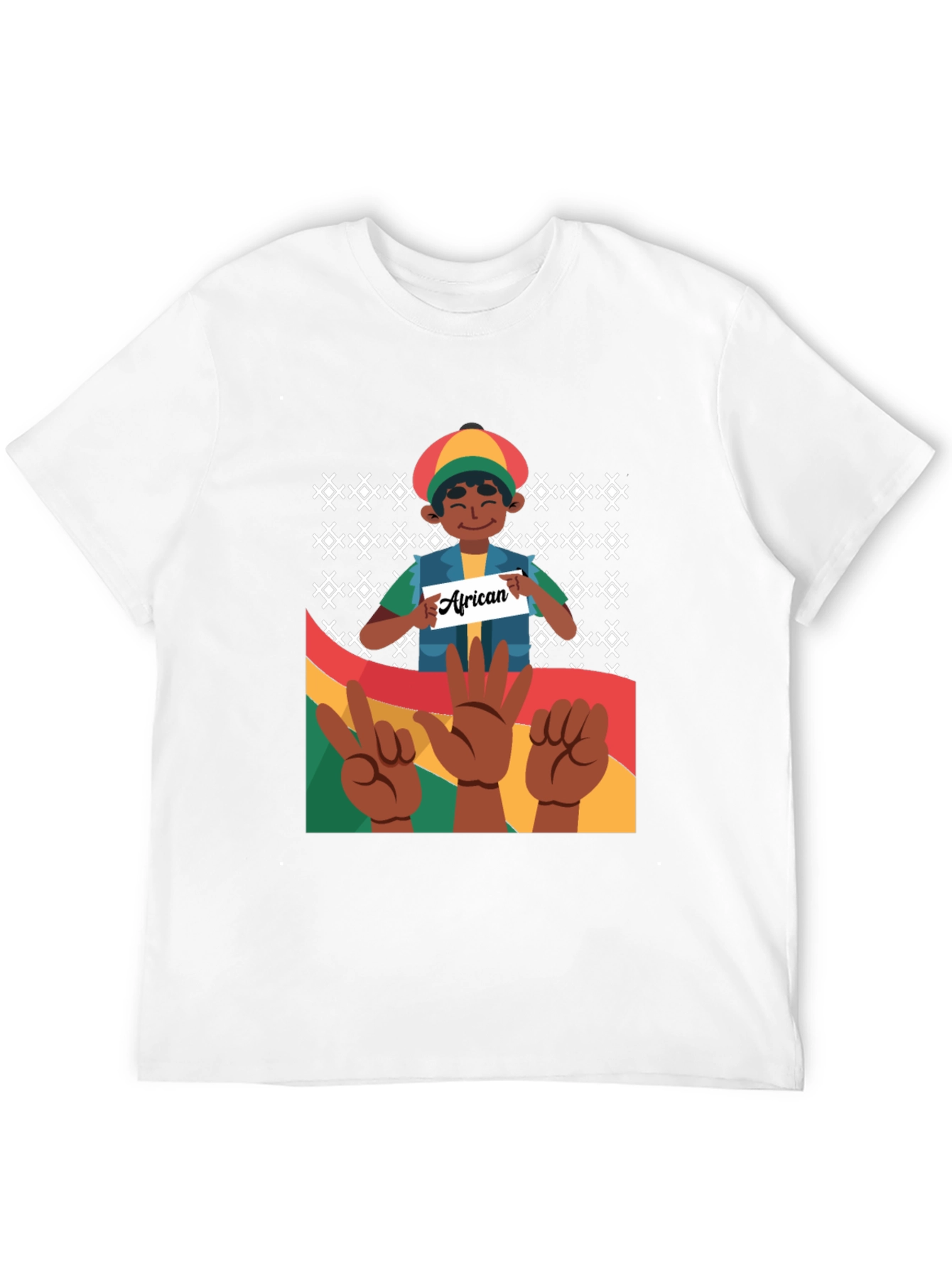 African Roots T-Shirt - Black Pride Tee