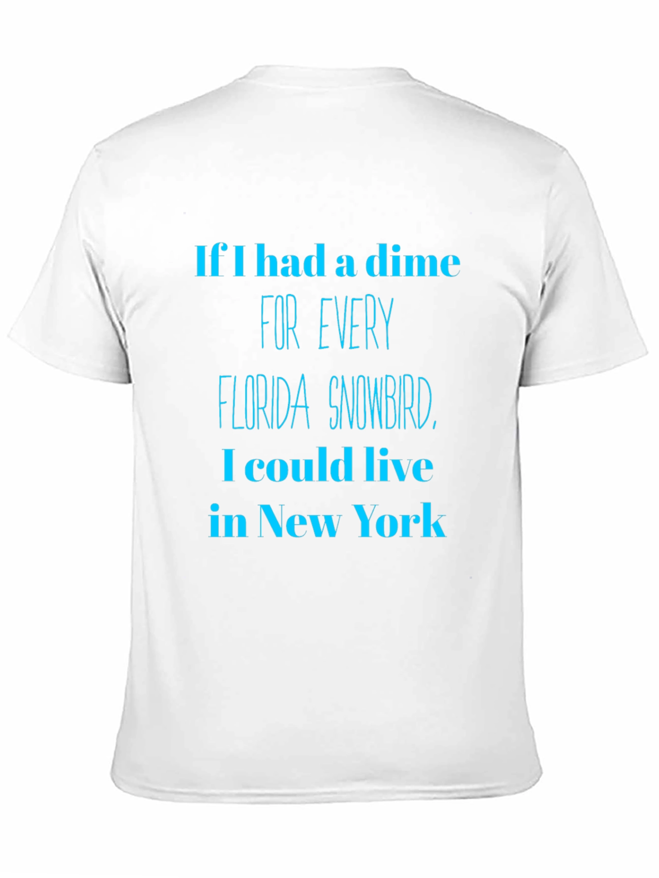 Florida Snowbird T-Shirt - Funny Novelty Graphic Tee