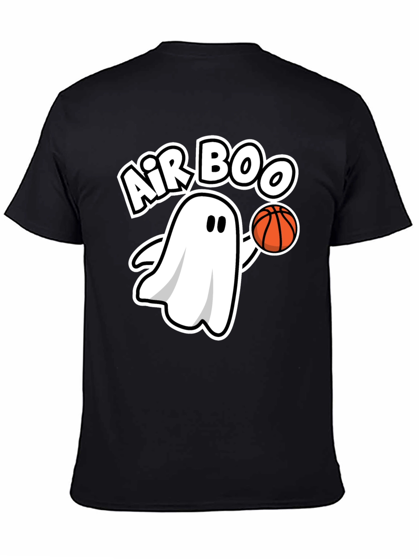 Air Boo Ghost Basketball Black T-Shirt