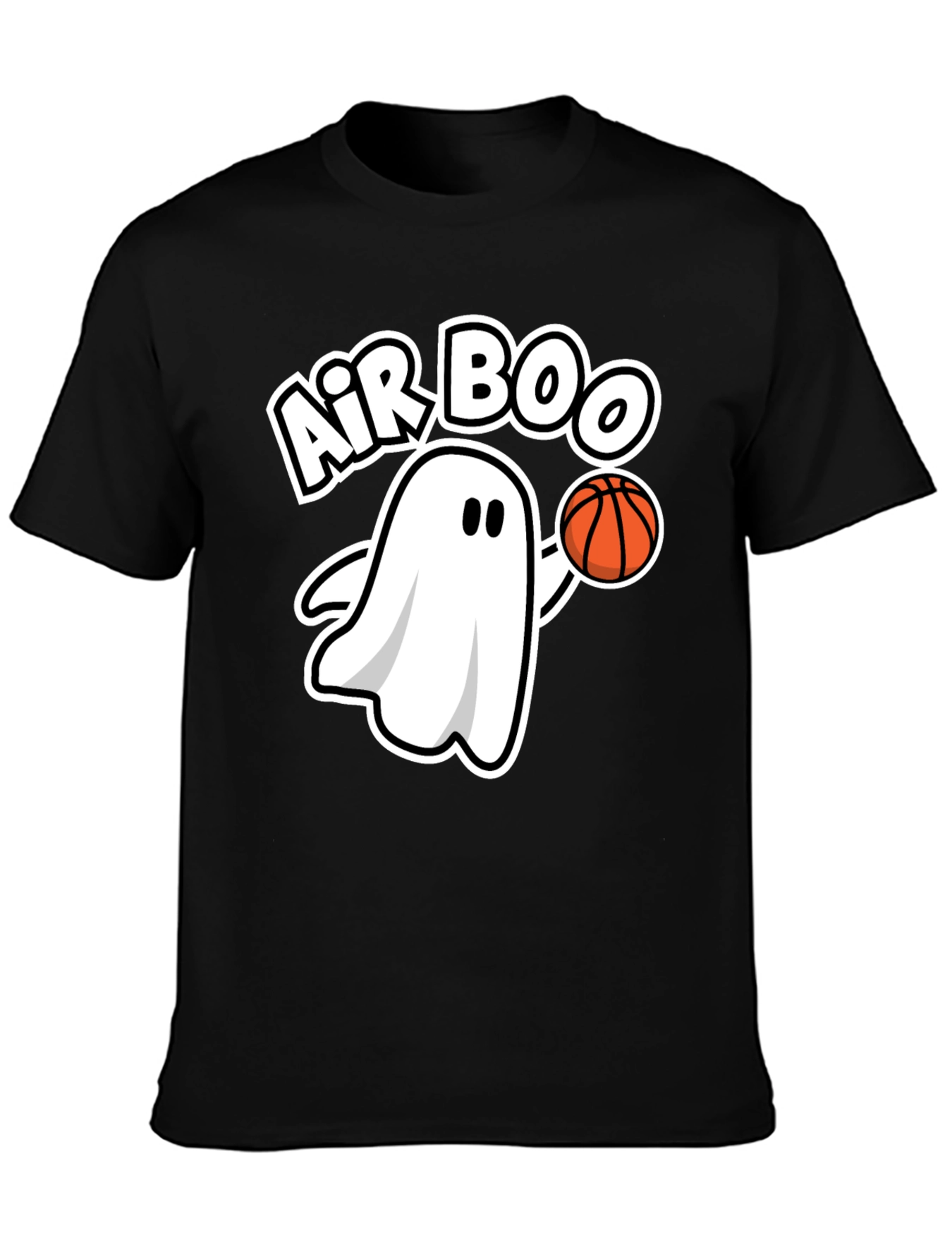 Air Boo Ghost Basketball Black T-Shirt