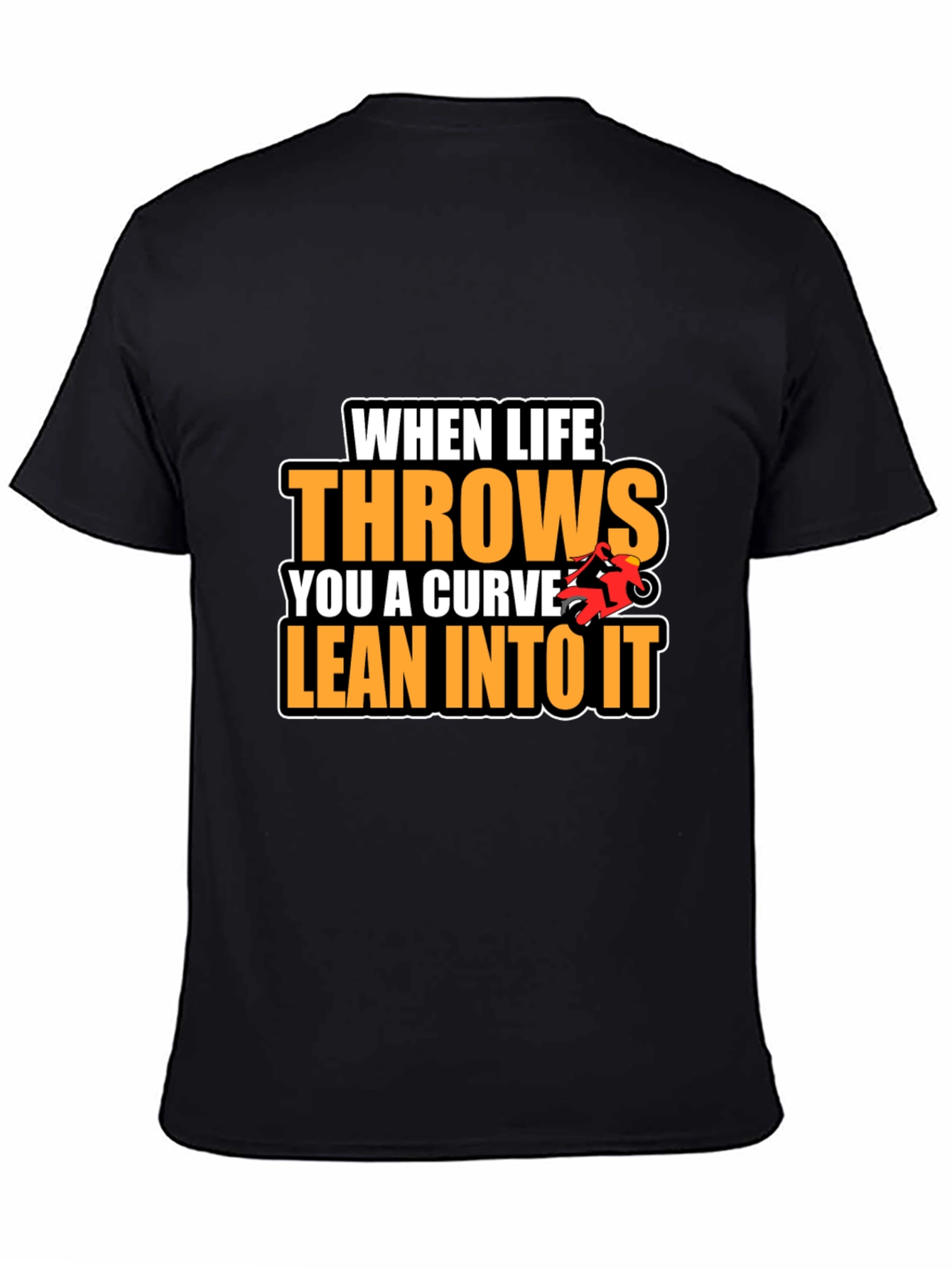 Motorcycle Curve T-Shirt - Lean Into It