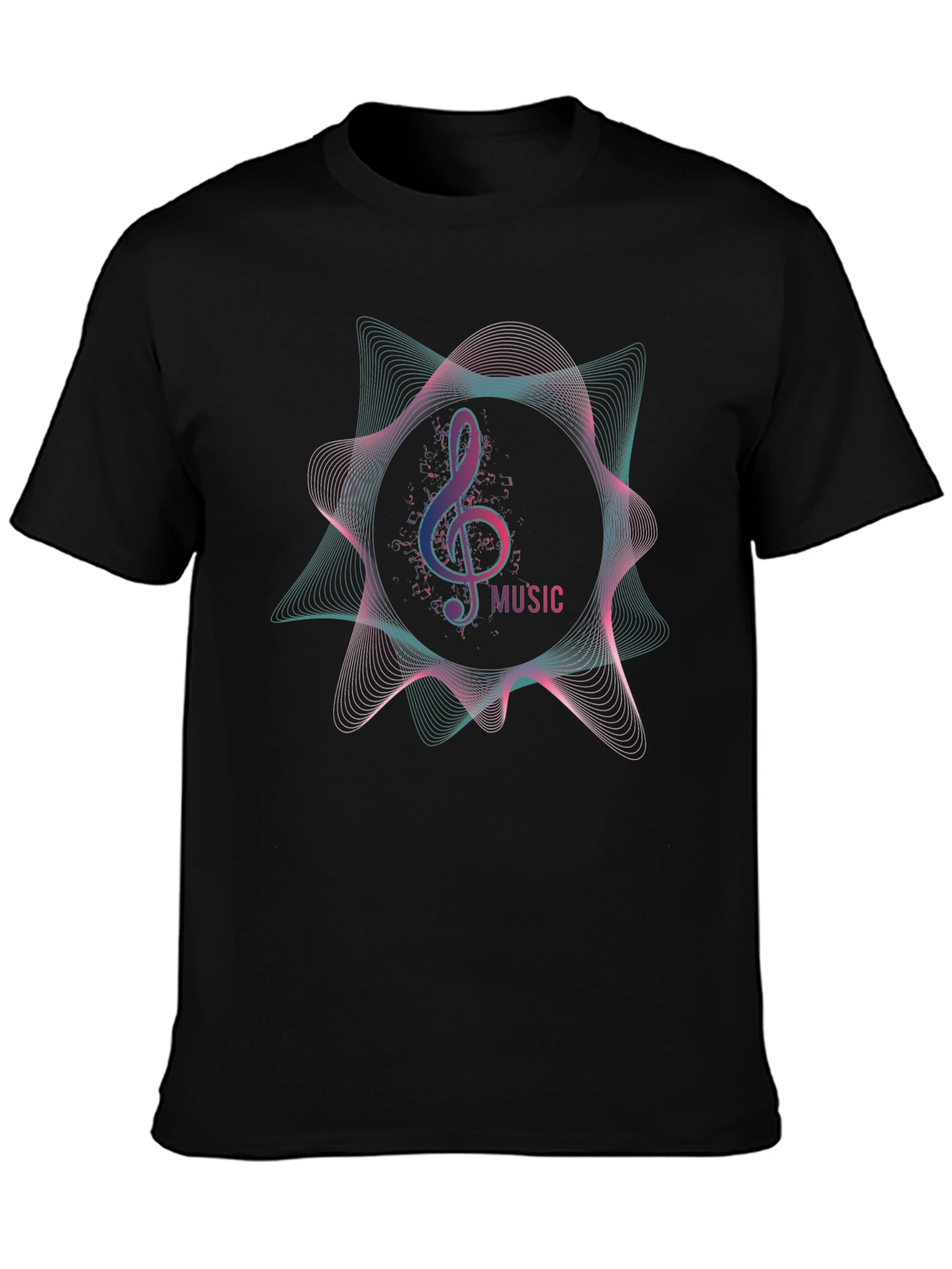 Music Note Graphic T-Shirt - Stylish & Trendy!
