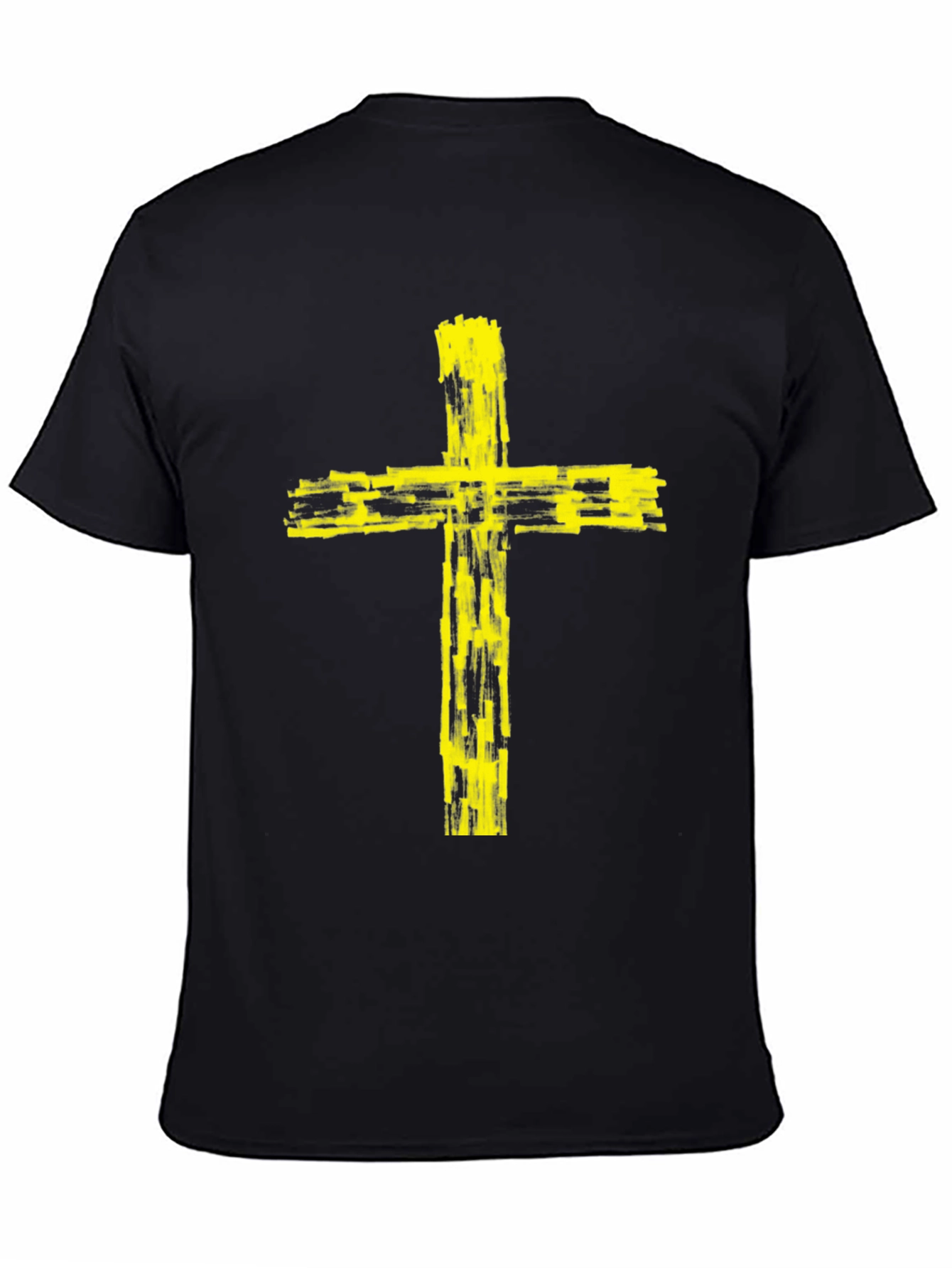 Yellow Cross Graphic Tee