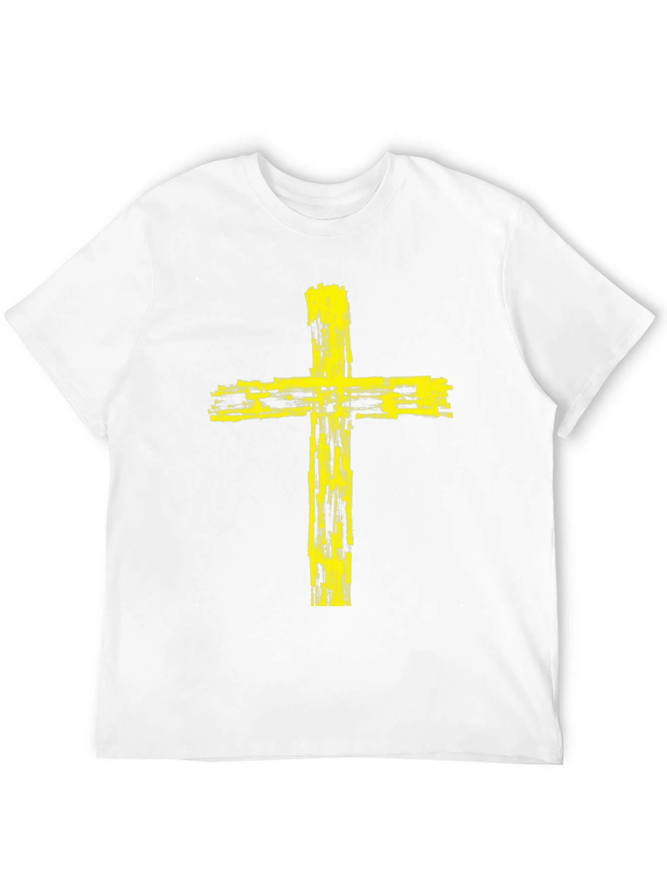 Yellow Cross Graphic Tee
