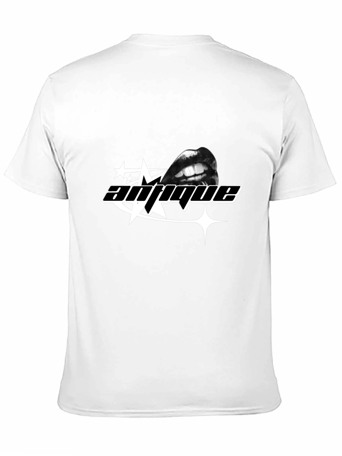 Antique Graphic Tee - Black Crew Neck