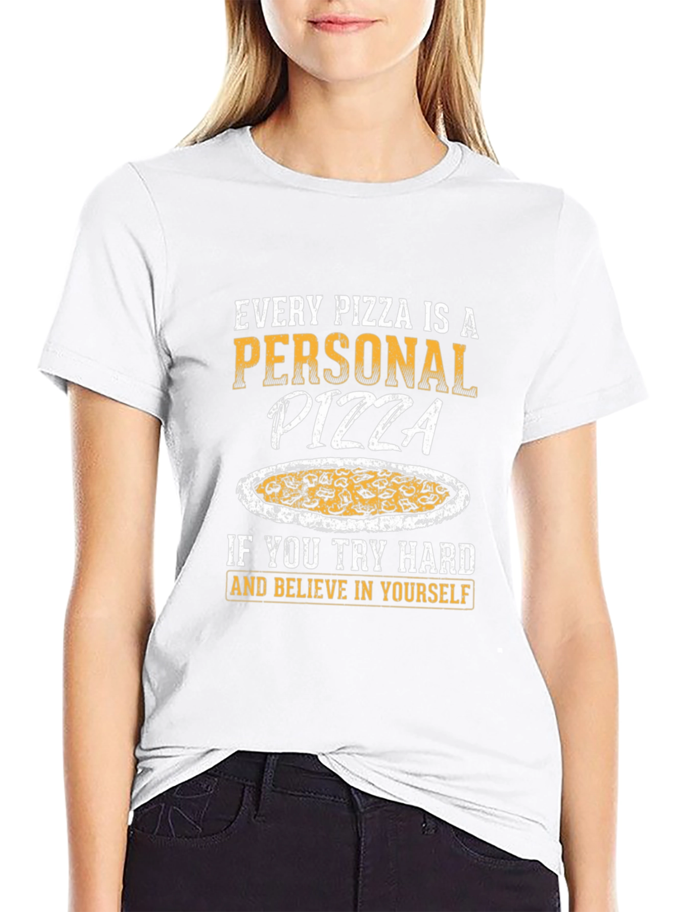 Pizza Lover T-Shirt - Personal Pizza Design