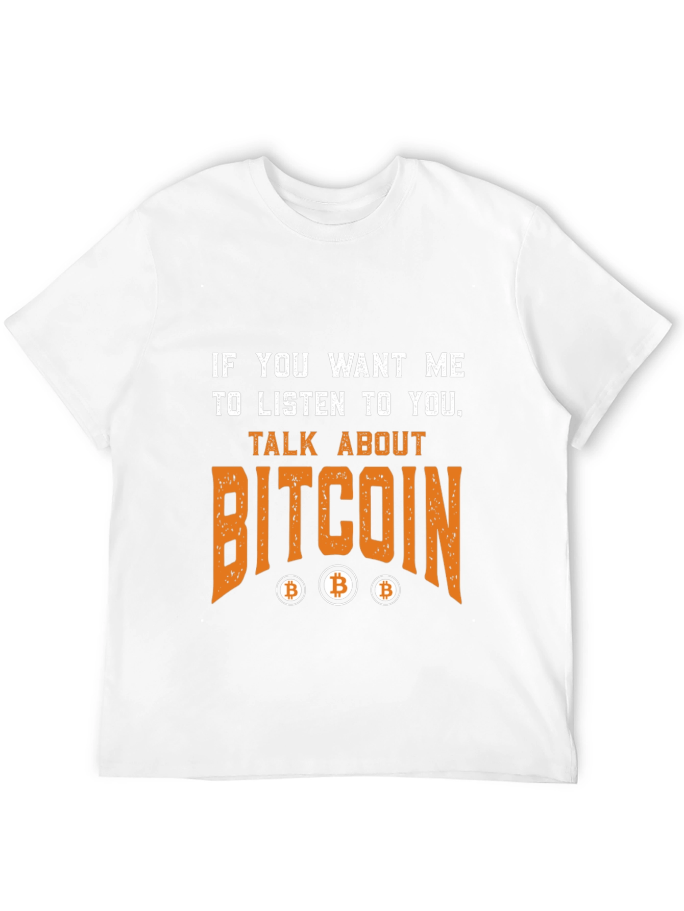 Bitcoin Talk T-Shirt Crypto Fan Tee