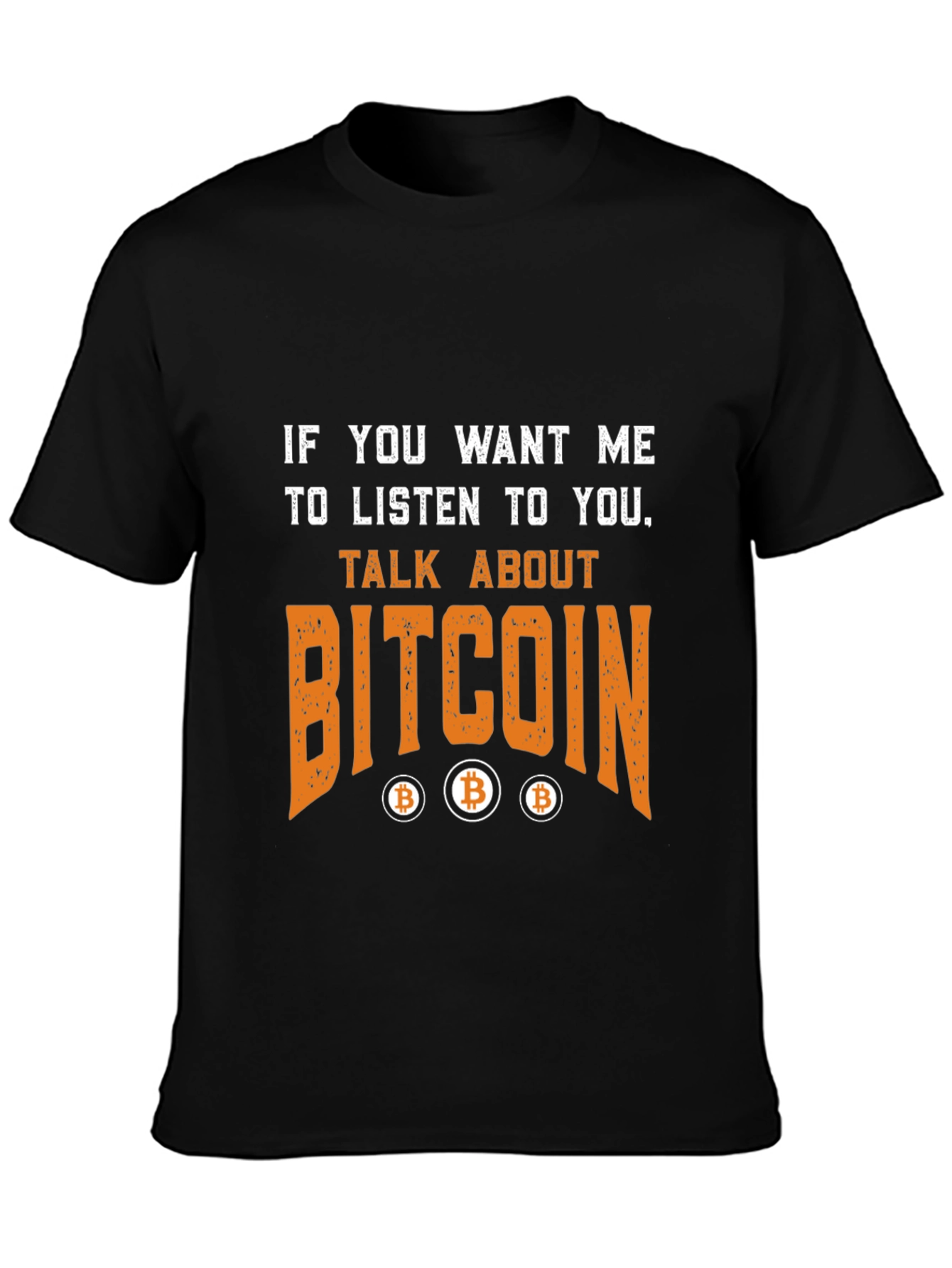 Bitcoin Talk T-Shirt Crypto Fan Tee
