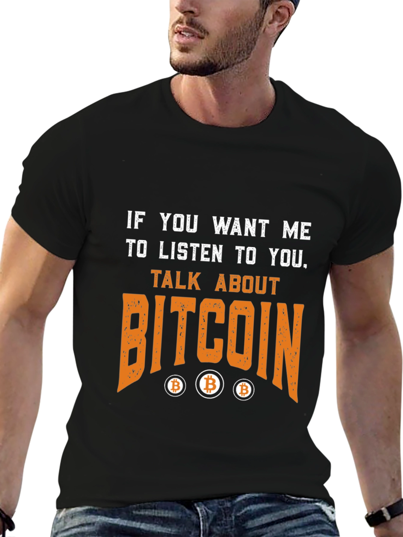 Bitcoin Talk T-Shirt Crypto Fan Tee