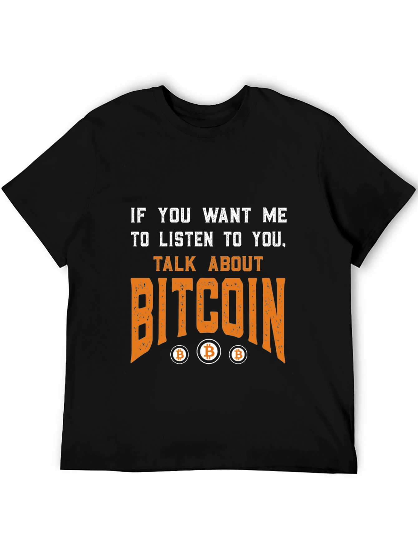 Bitcoin Talk T-Shirt Crypto Fan Tee