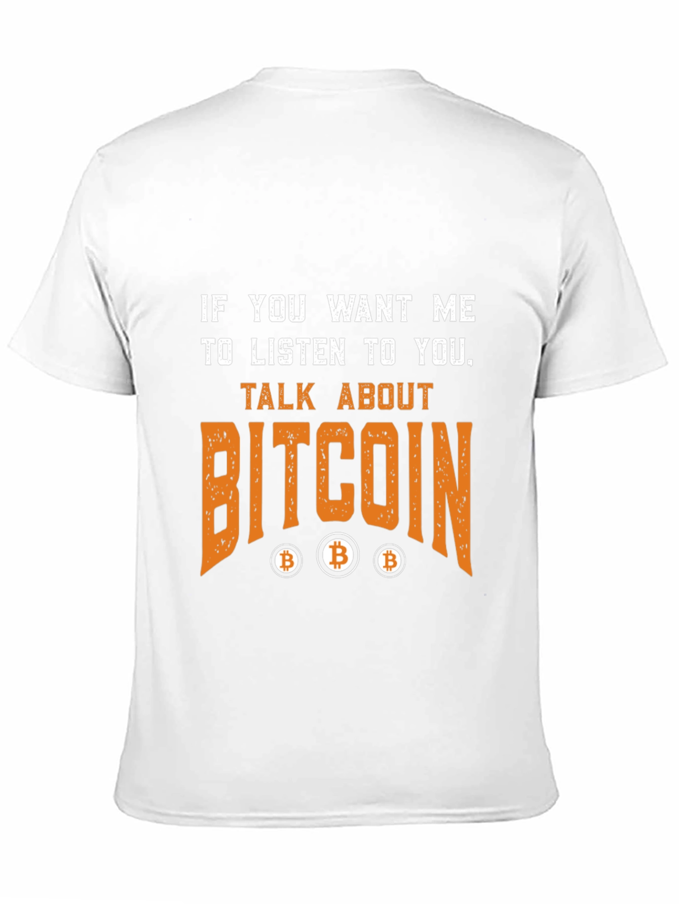 Bitcoin Talk T-Shirt Crypto Fan Tee