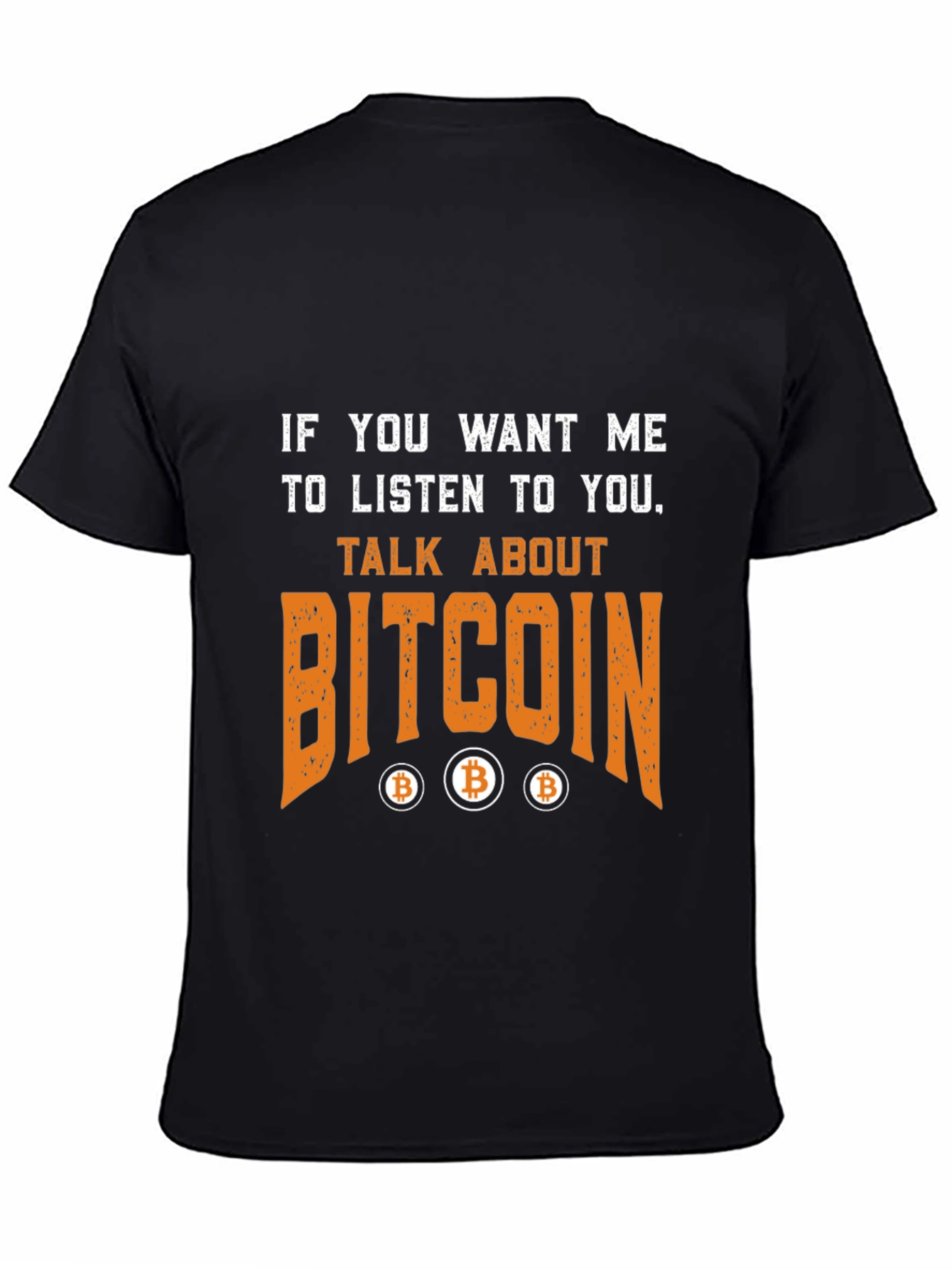 Bitcoin Talk T-Shirt Crypto Fan Tee