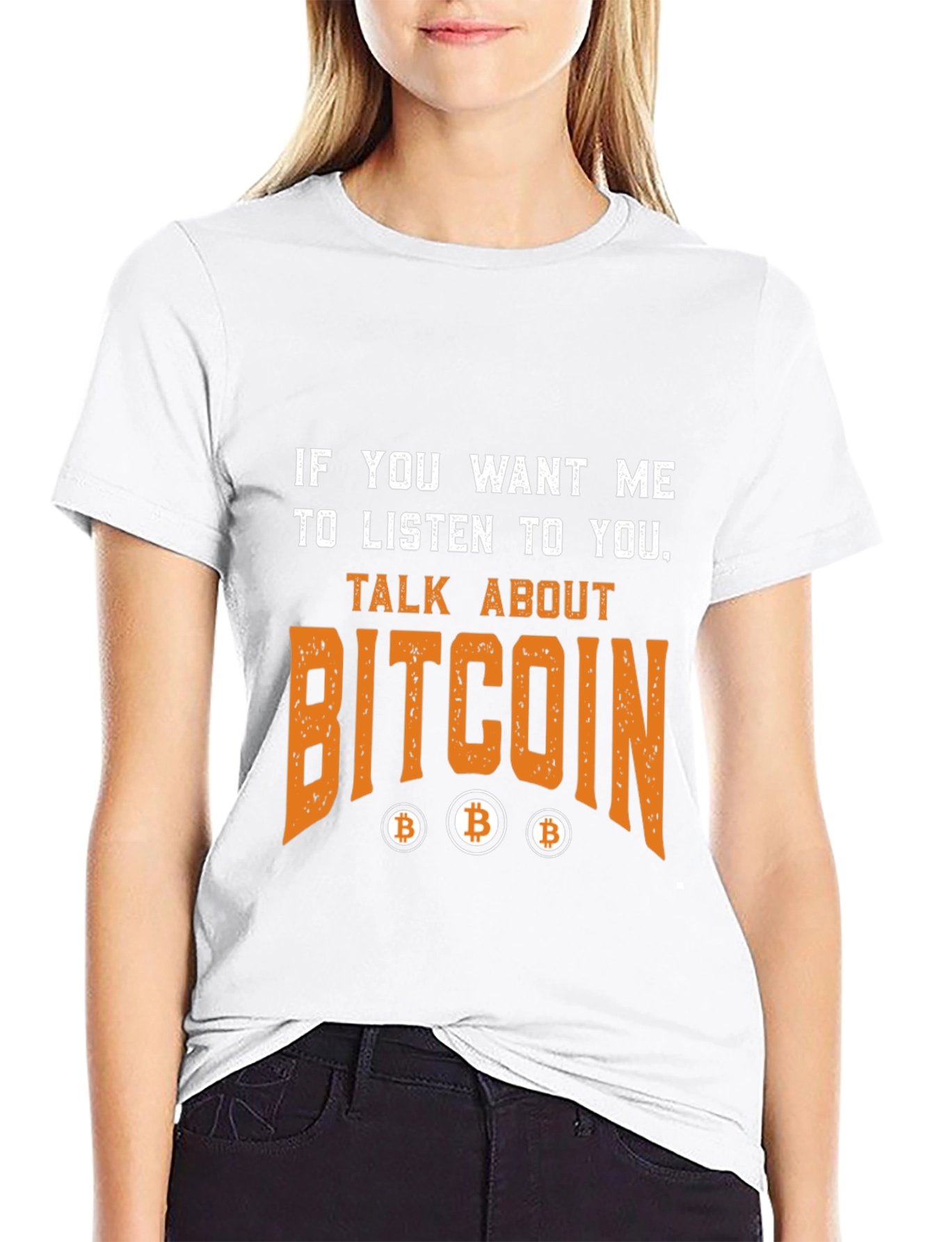 Bitcoin Talk T-Shirt Crypto Fan Tee