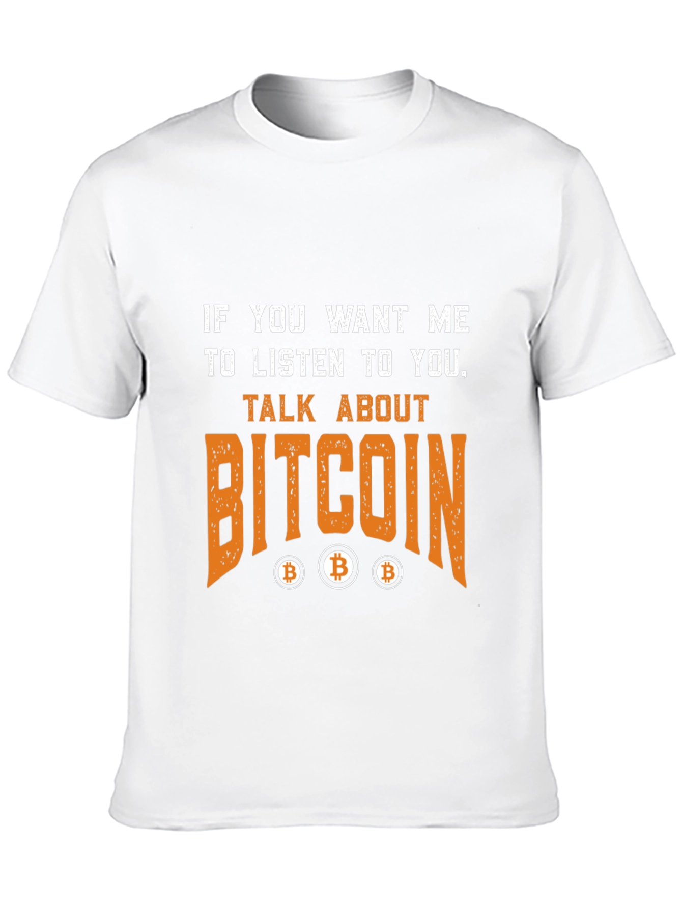 Bitcoin Talk T-Shirt Crypto Fan Tee