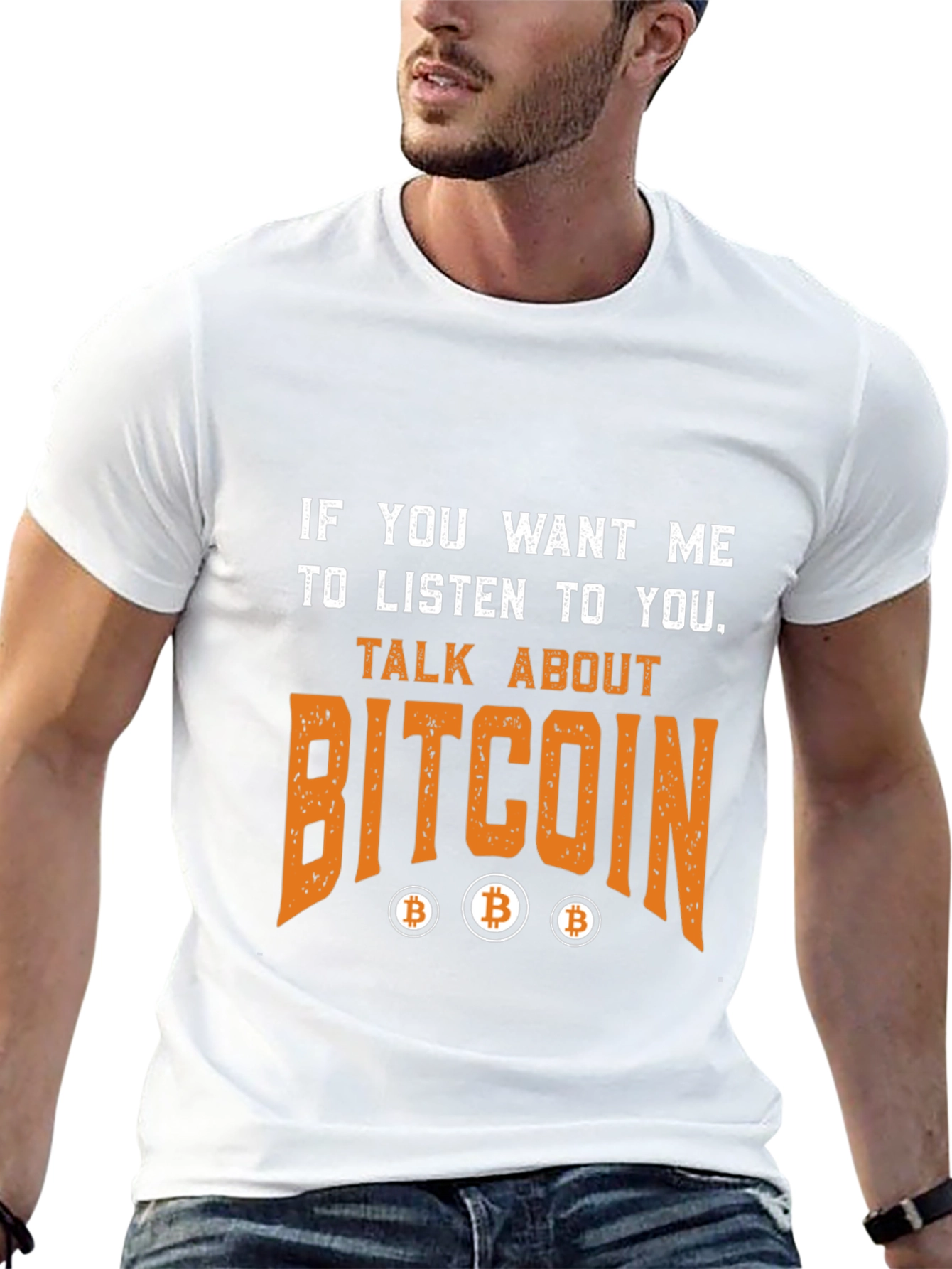 Bitcoin Talk T-Shirt Crypto Fan Tee