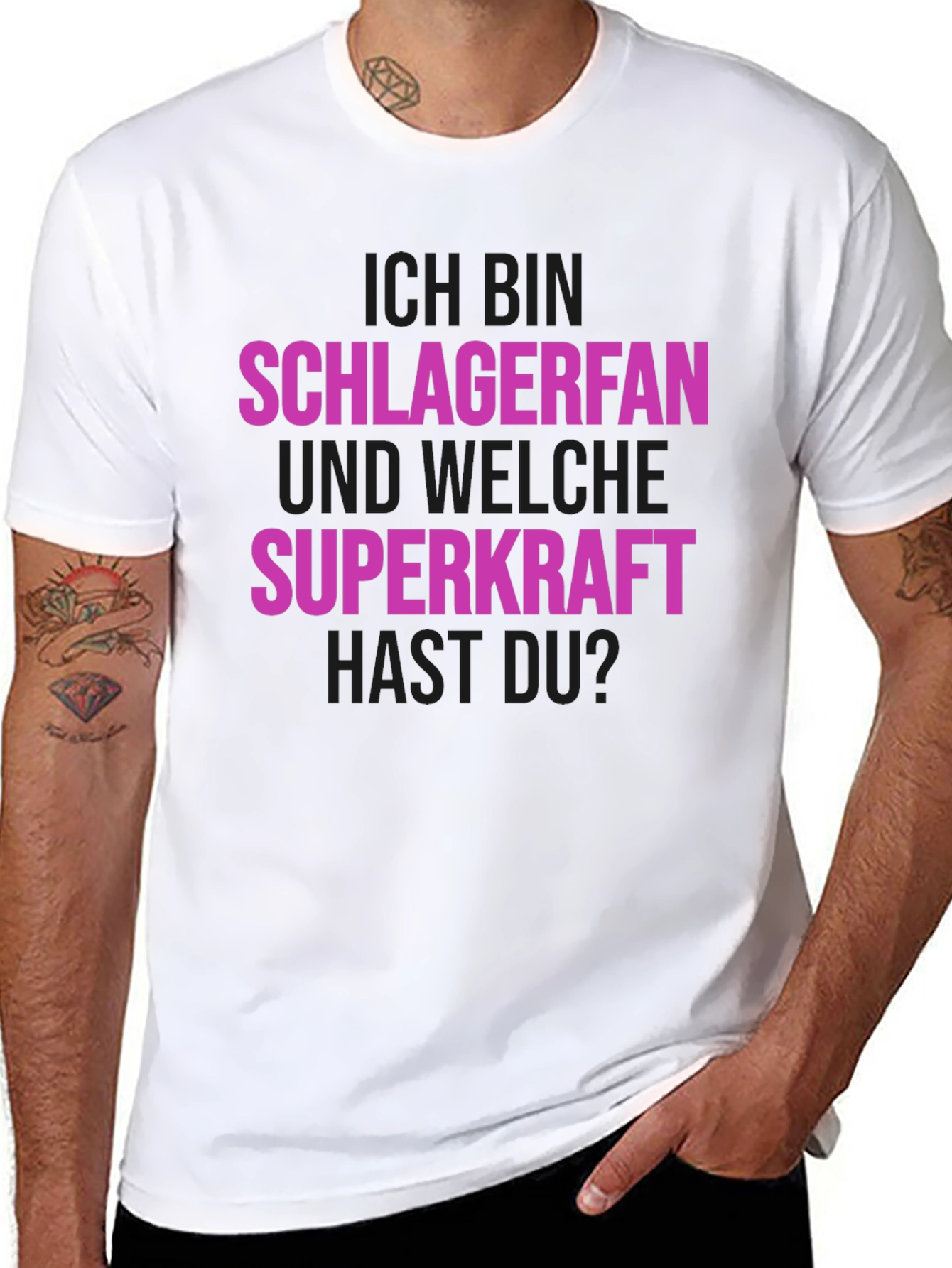 Schlagerfan T-Shirt - Superkraft