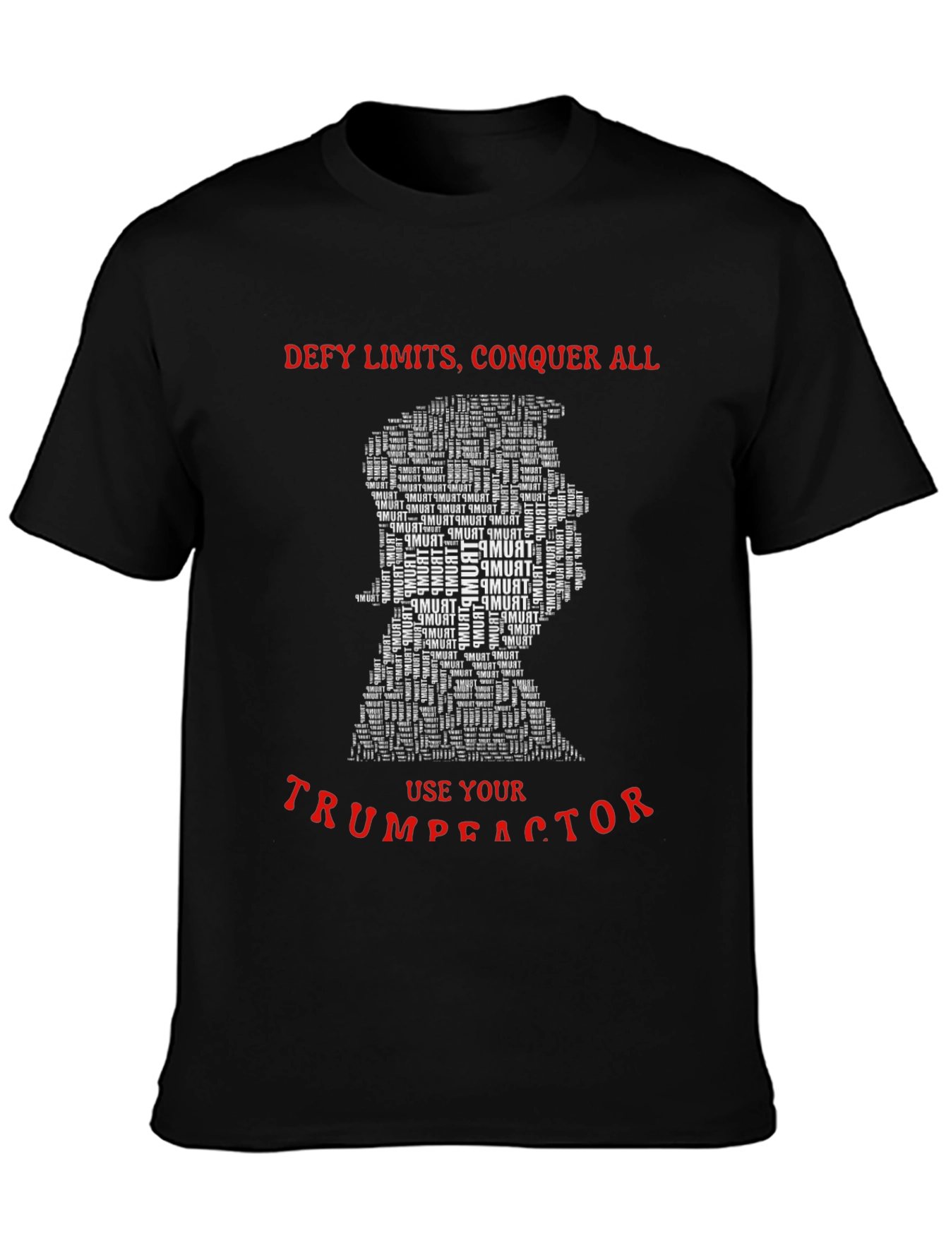 Trump T-Shirt Defy Limits Conquer All Patriotic