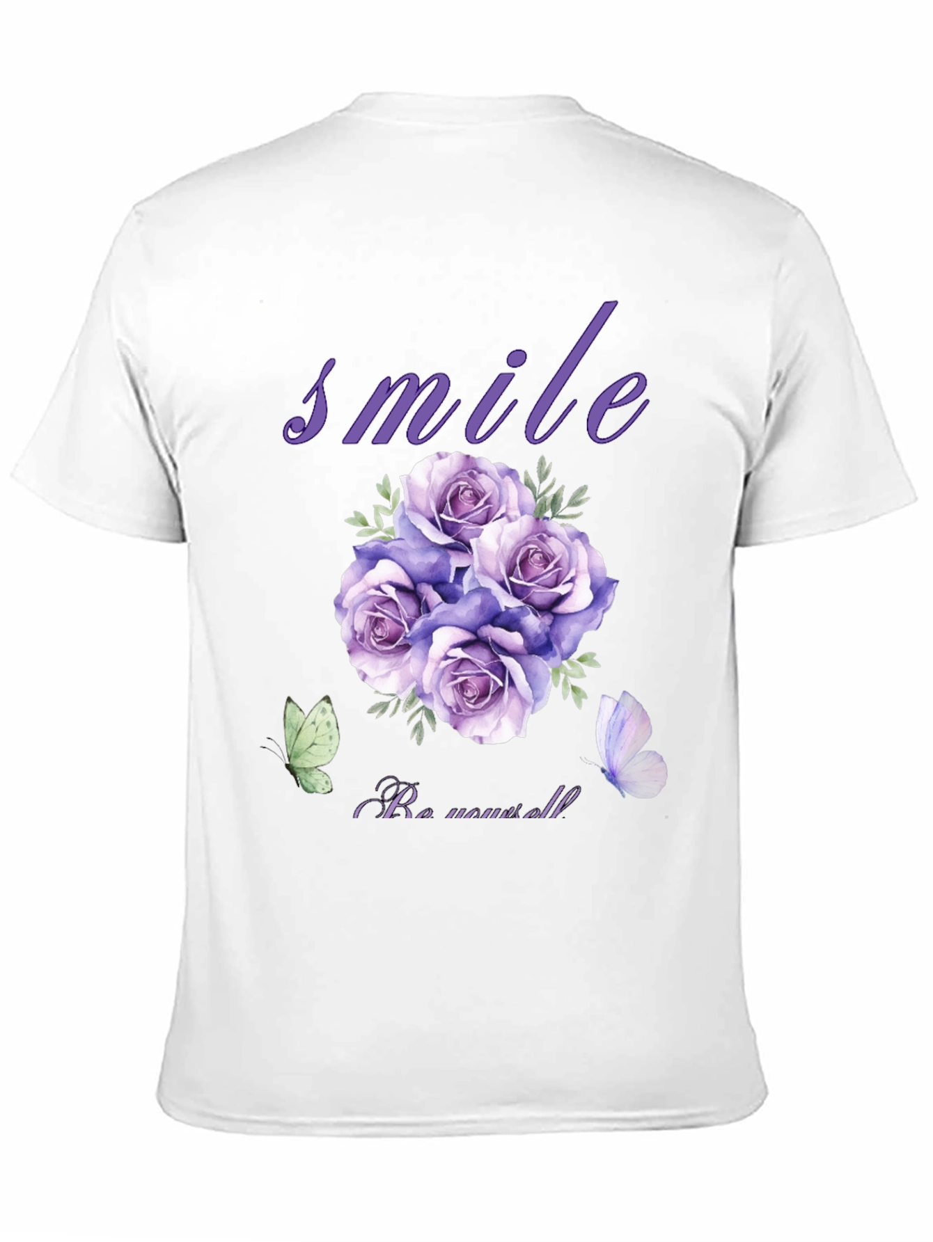 Smile Rose Graphic T-Shirt