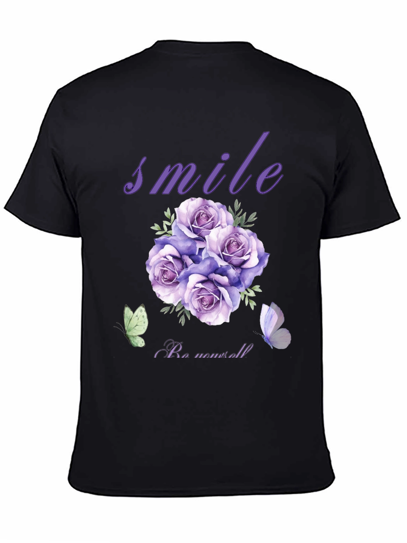 Smile Rose Graphic T-Shirt