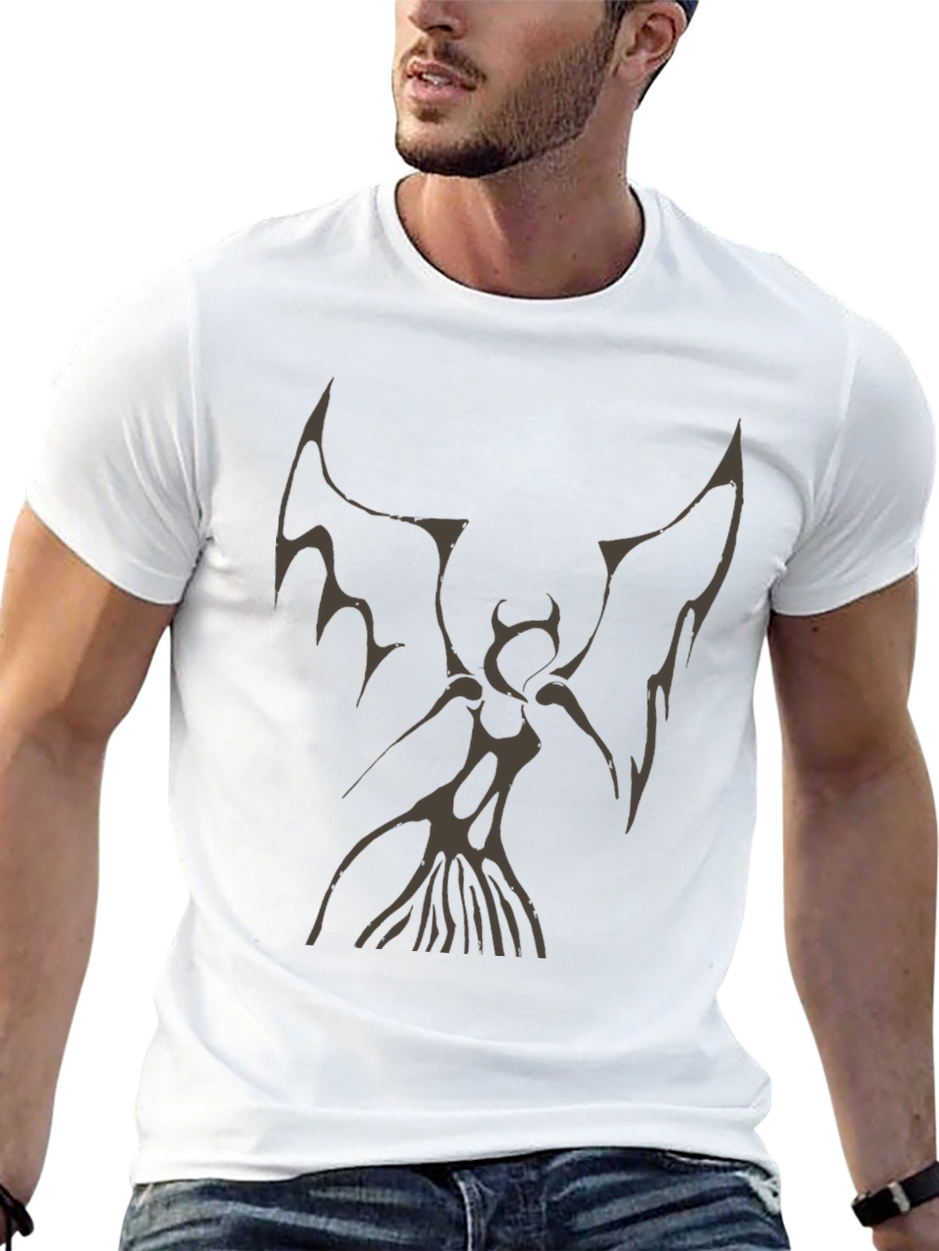 Dark Angel Graphic Print Tee