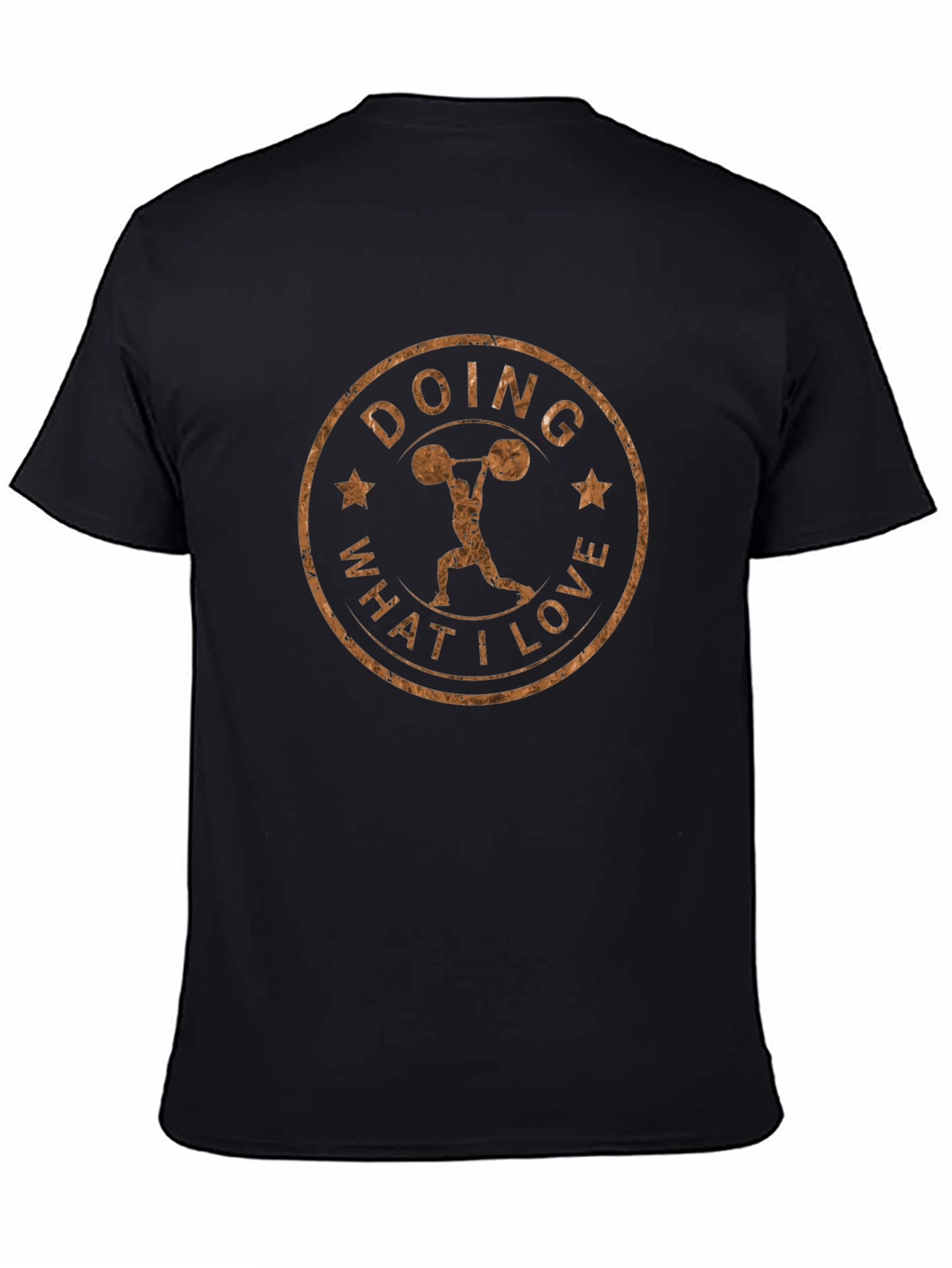 Weightlifting Graphic Tee - Doing What I Love Design