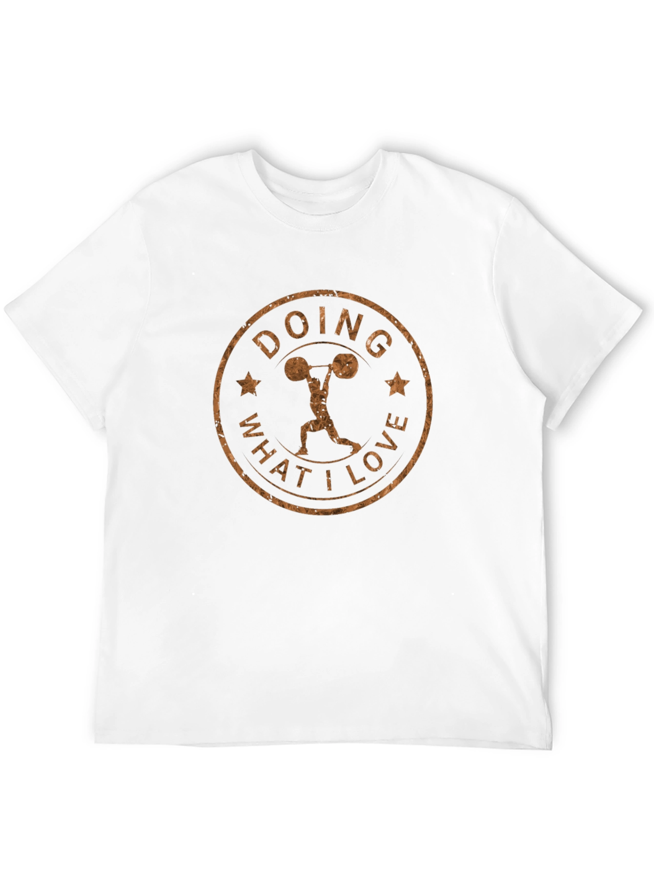 Weightlifting Graphic Tee - Doing What I Love Design