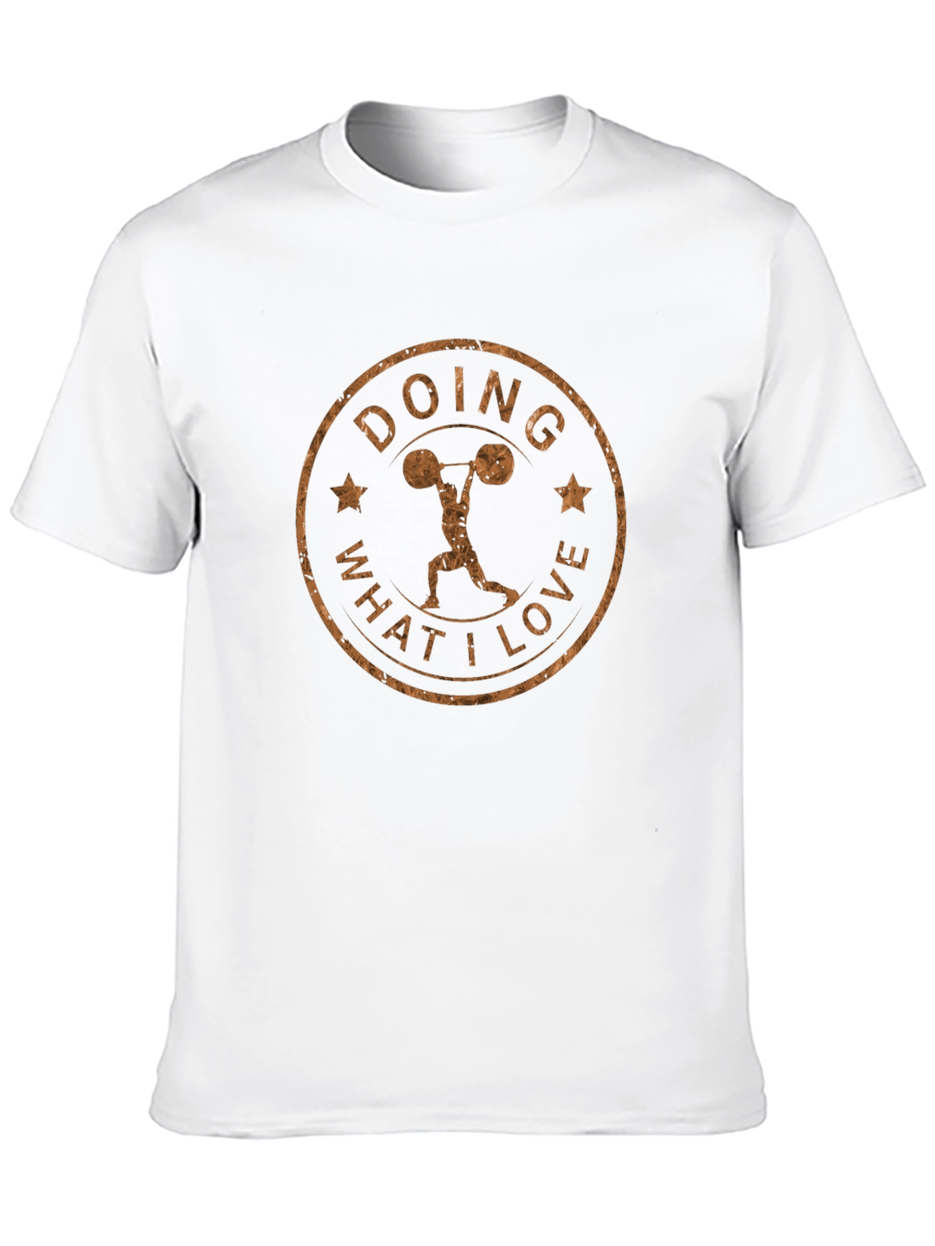 Weightlifting Graphic Tee - Doing What I Love Design