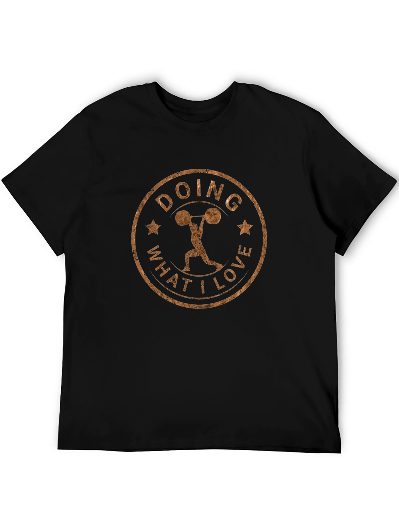 Weightlifting Graphic Tee - Doing What I Love Design