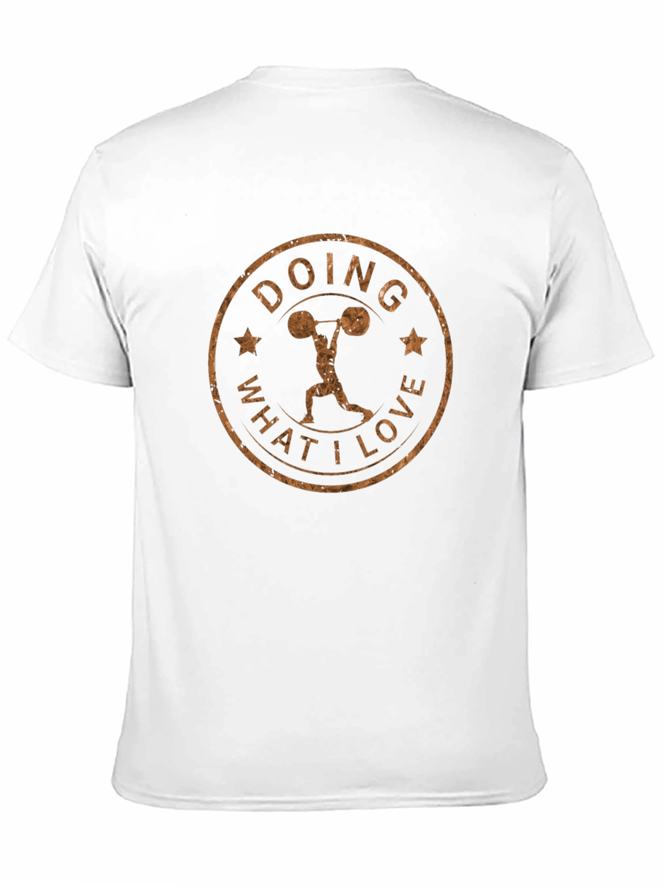 Weightlifting Graphic Tee - Doing What I Love Design