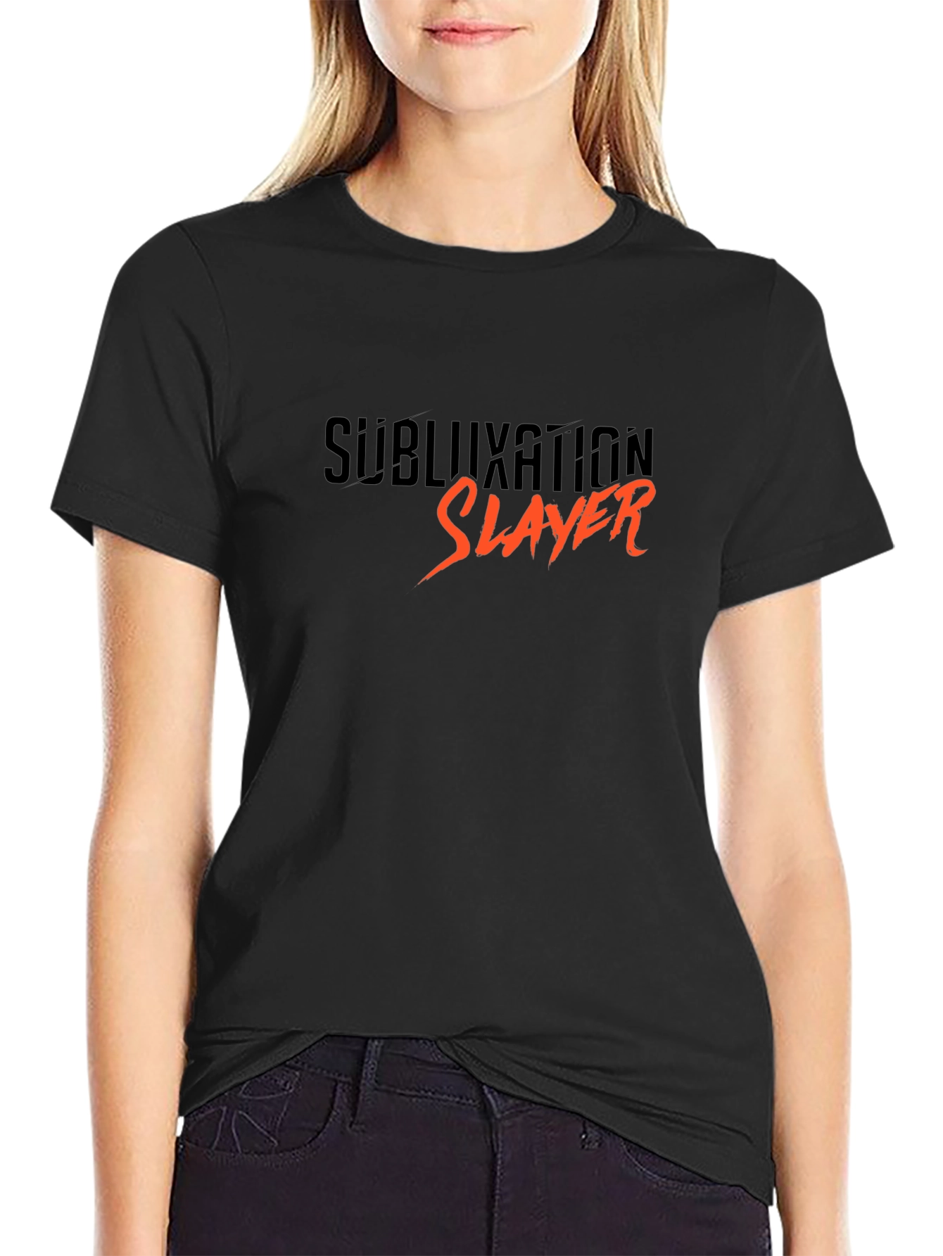 Subluxation Slayer Black T-Shirt