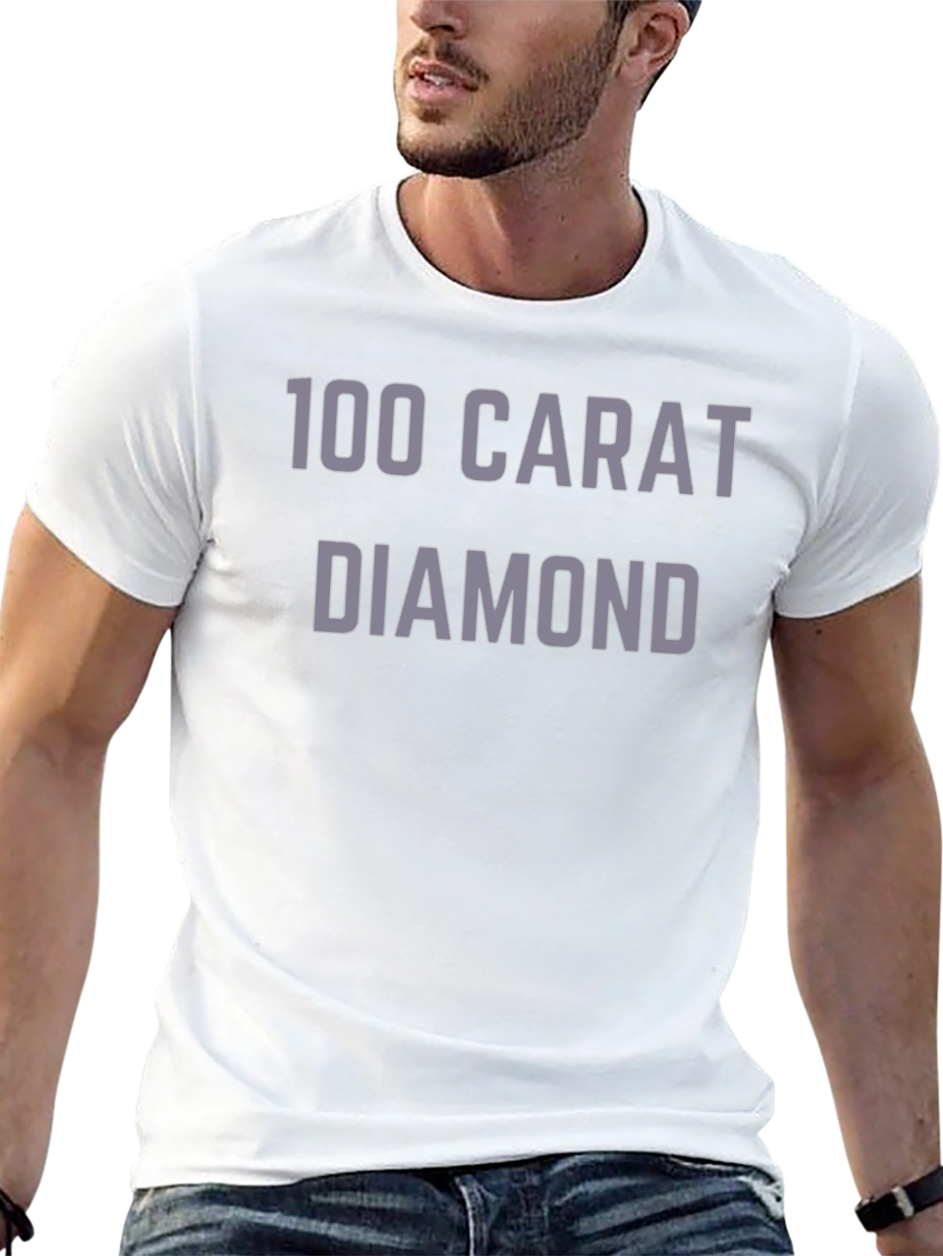 100 Carat Diamond T-Shirt - Stylish Graphic Tee
