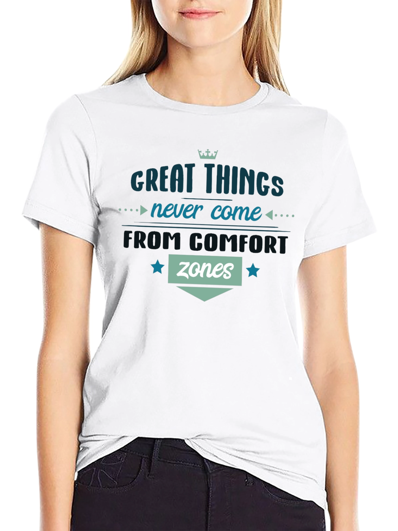 Comfort Zone T-Shirt - Motivational Graphic Tee