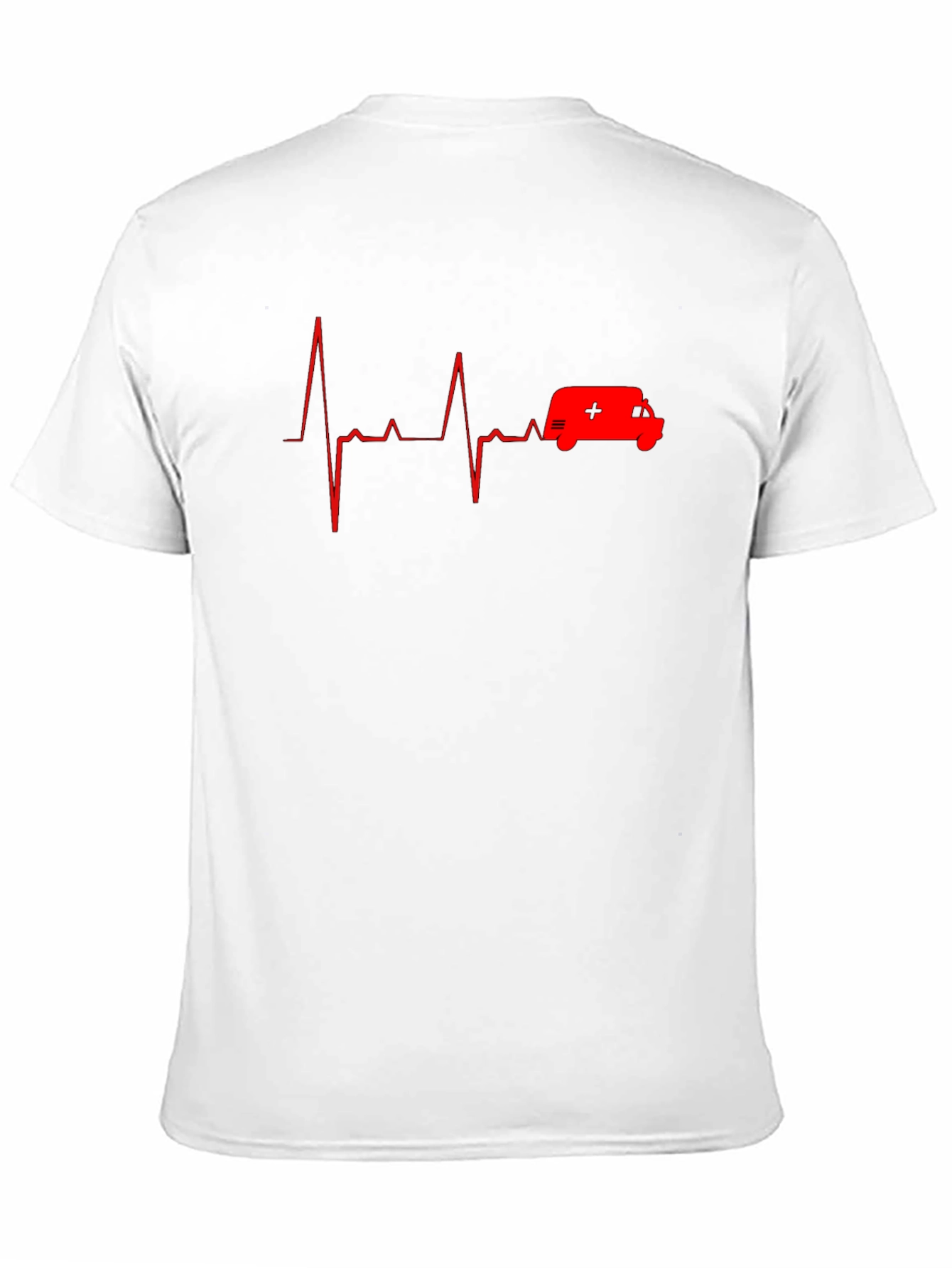 Ambulance Heartbeat Graphic T-Shirt