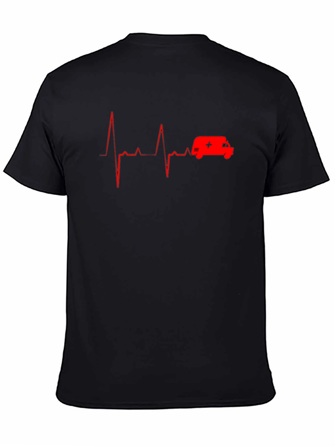 Ambulance Heartbeat Graphic T-Shirt