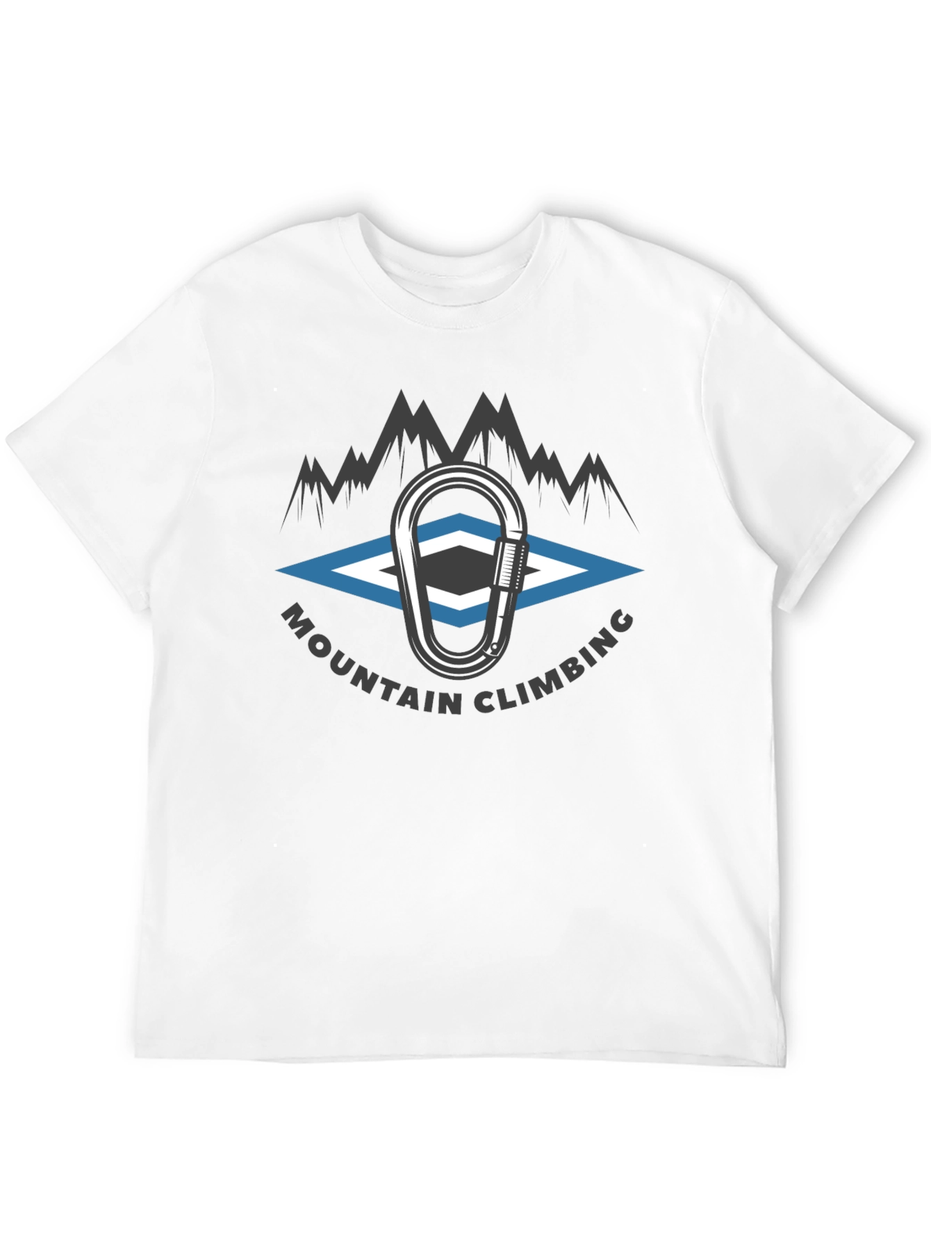 Mountain Climbing T-Shirt - Carabiner Graphic