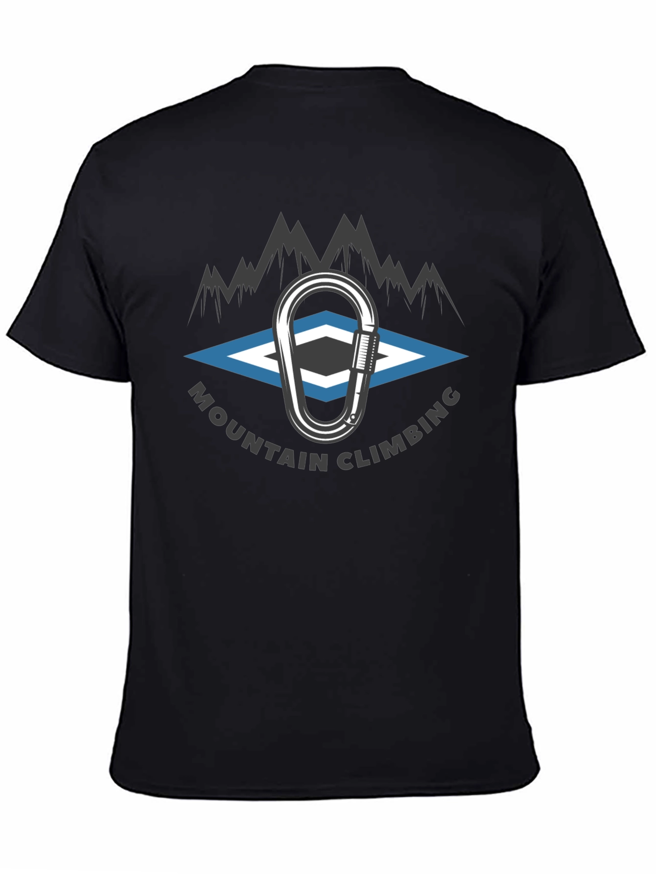 Mountain Climbing T-Shirt - Carabiner Graphic