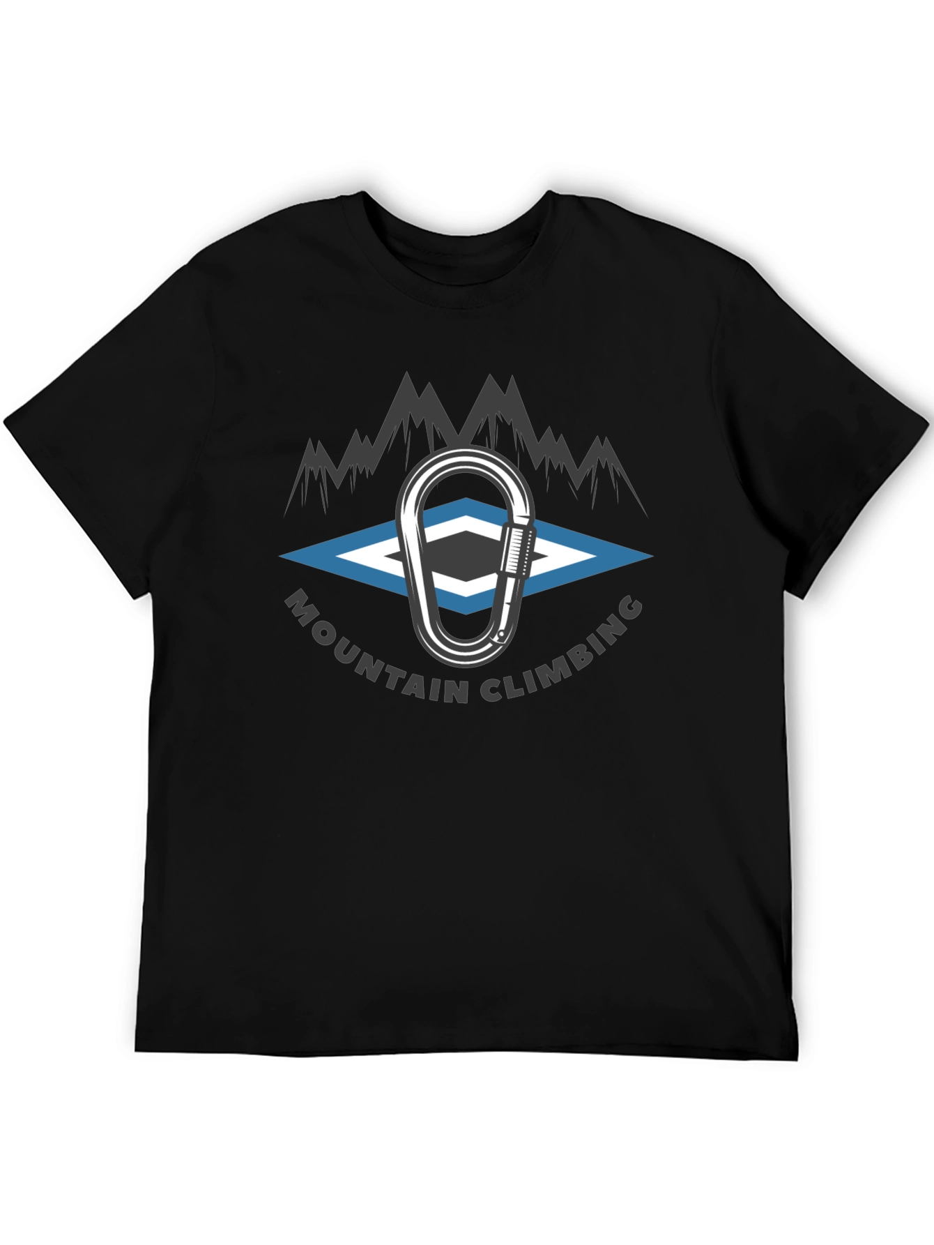 Mountain Climbing T-Shirt - Carabiner Graphic