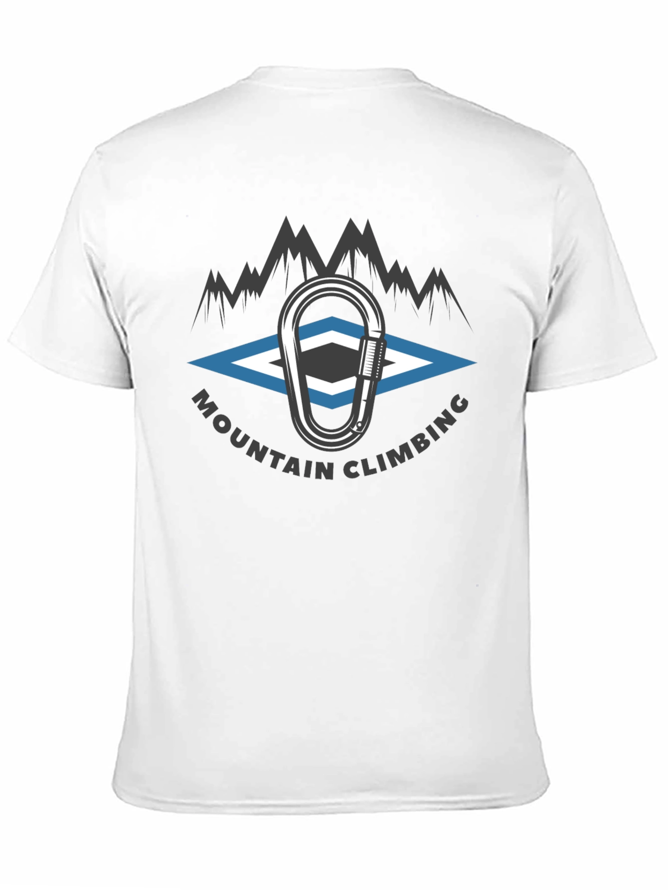 Mountain Climbing T-Shirt - Carabiner Graphic