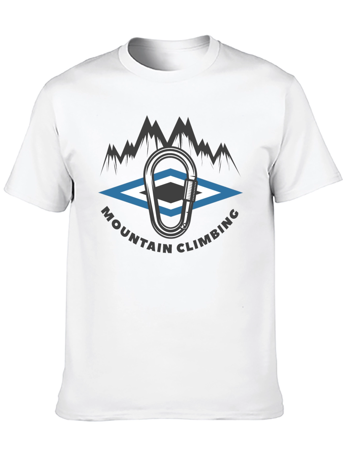 Mountain Climbing T-Shirt - Carabiner Graphic