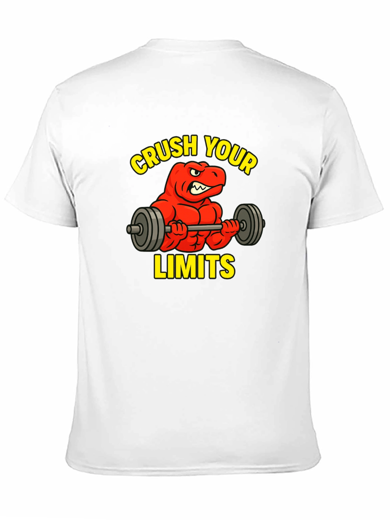 Crush Your Limits Dinosaur Gym T-Shirt