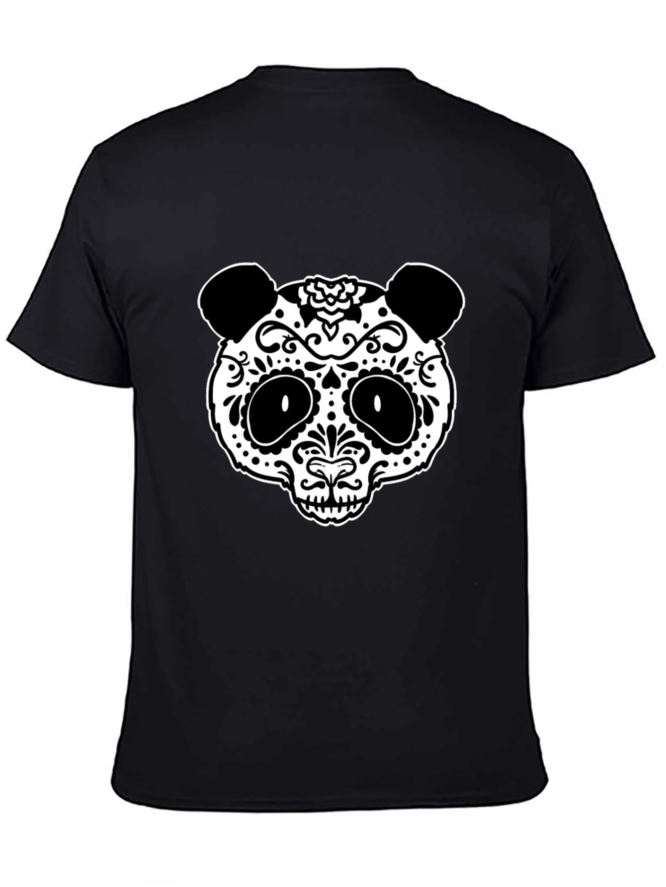 Sugar Panda Graphic Tee - Black