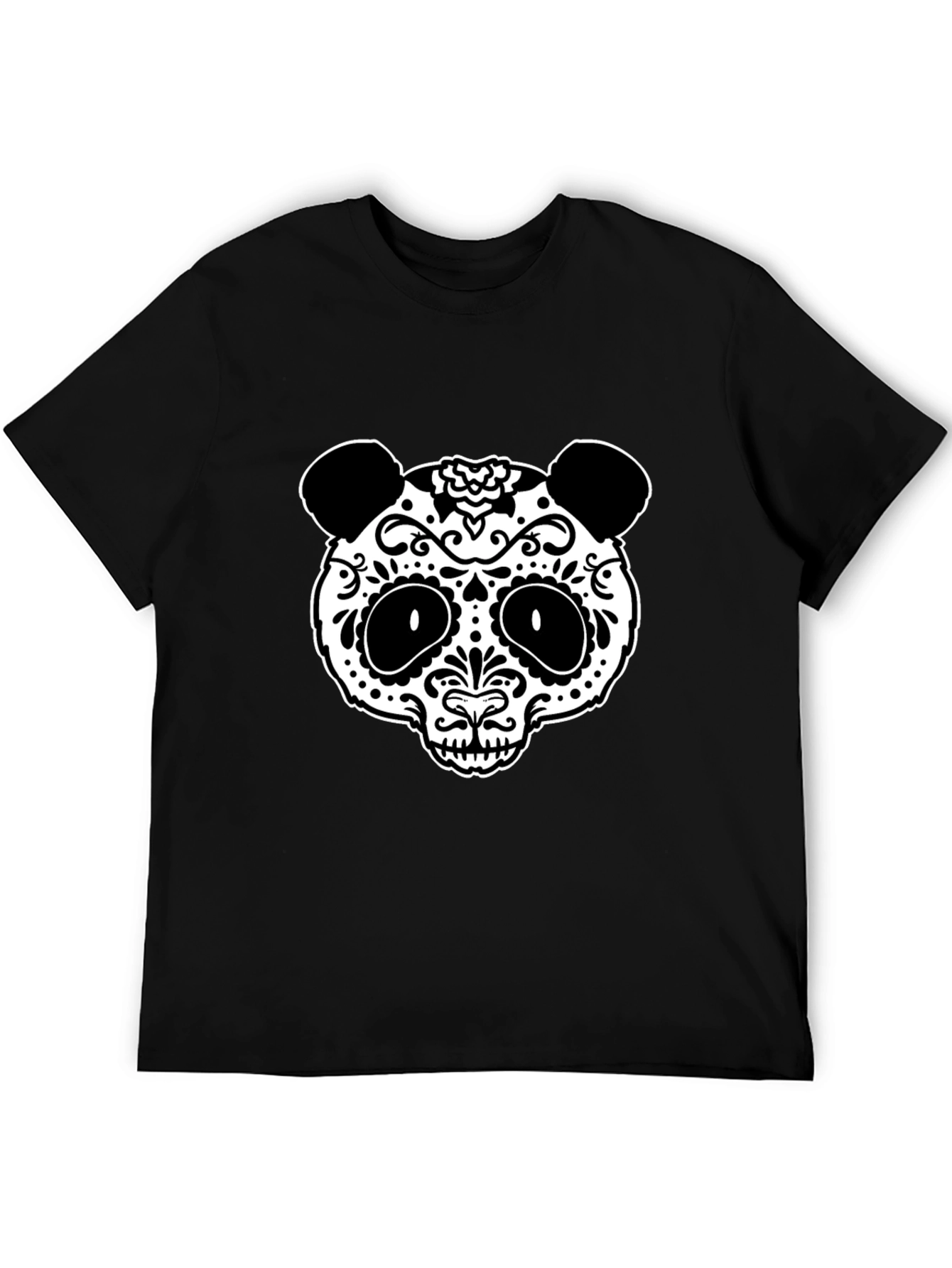 Sugar Panda Graphic Tee - Black