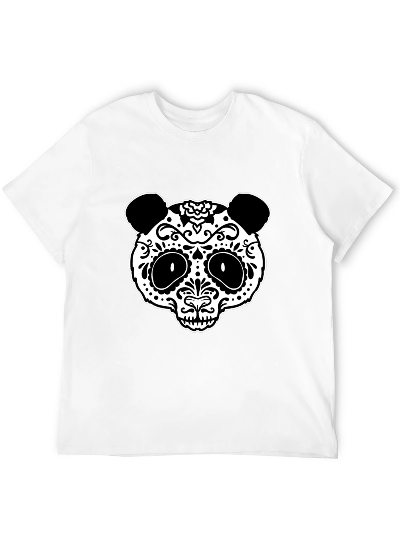Sugar Panda Graphic Tee - Black