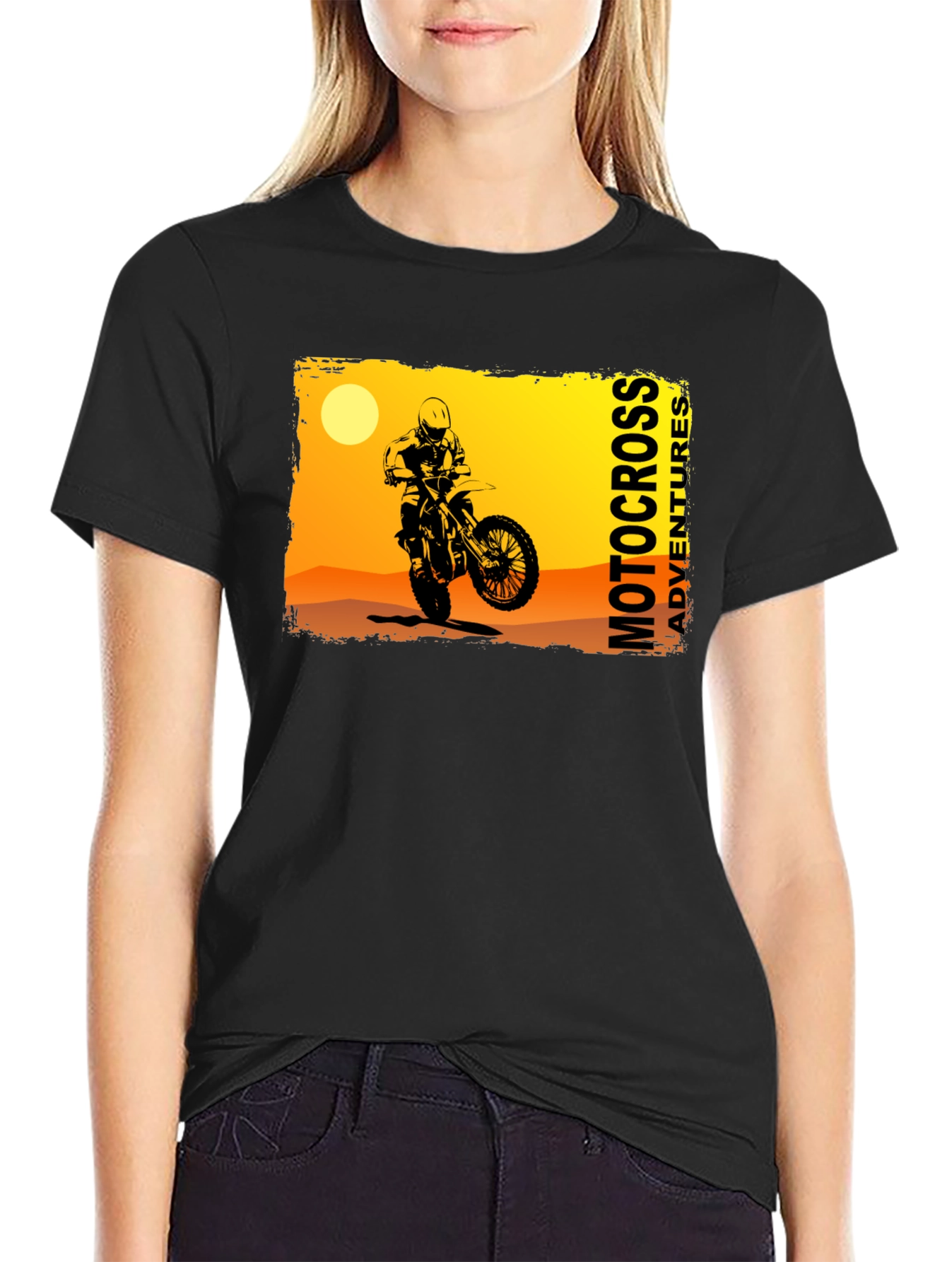 Motocross Adventures T-Shirt - Rider Jumping