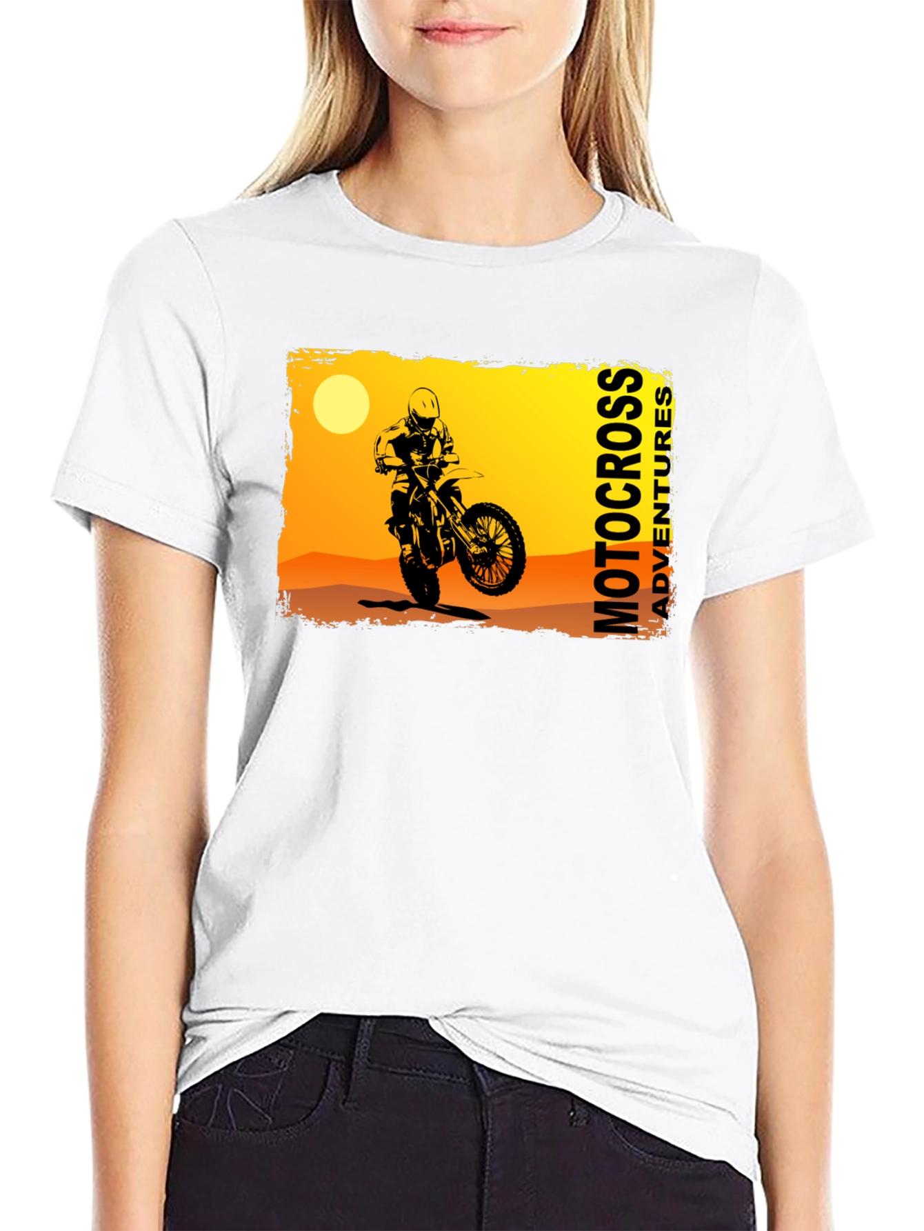 Motocross Adventures T-Shirt - Rider Jumping